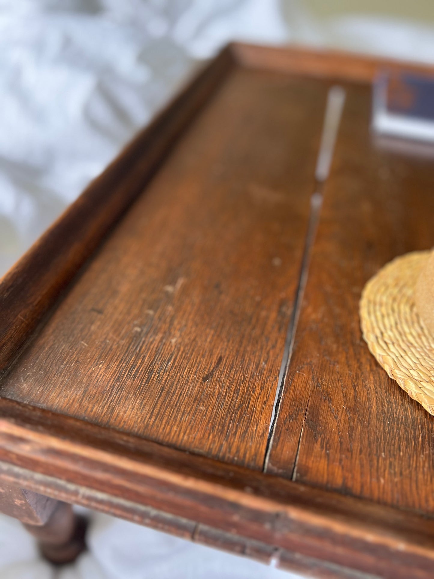 Vintage Wooden Bed Tray