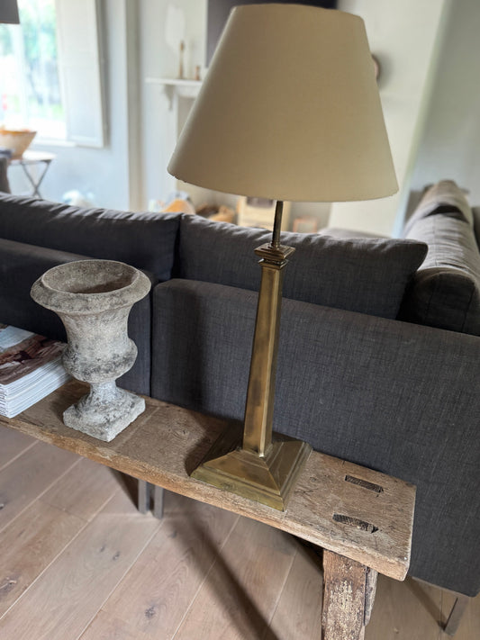 Pair Of Vintage Brass Table Lamps