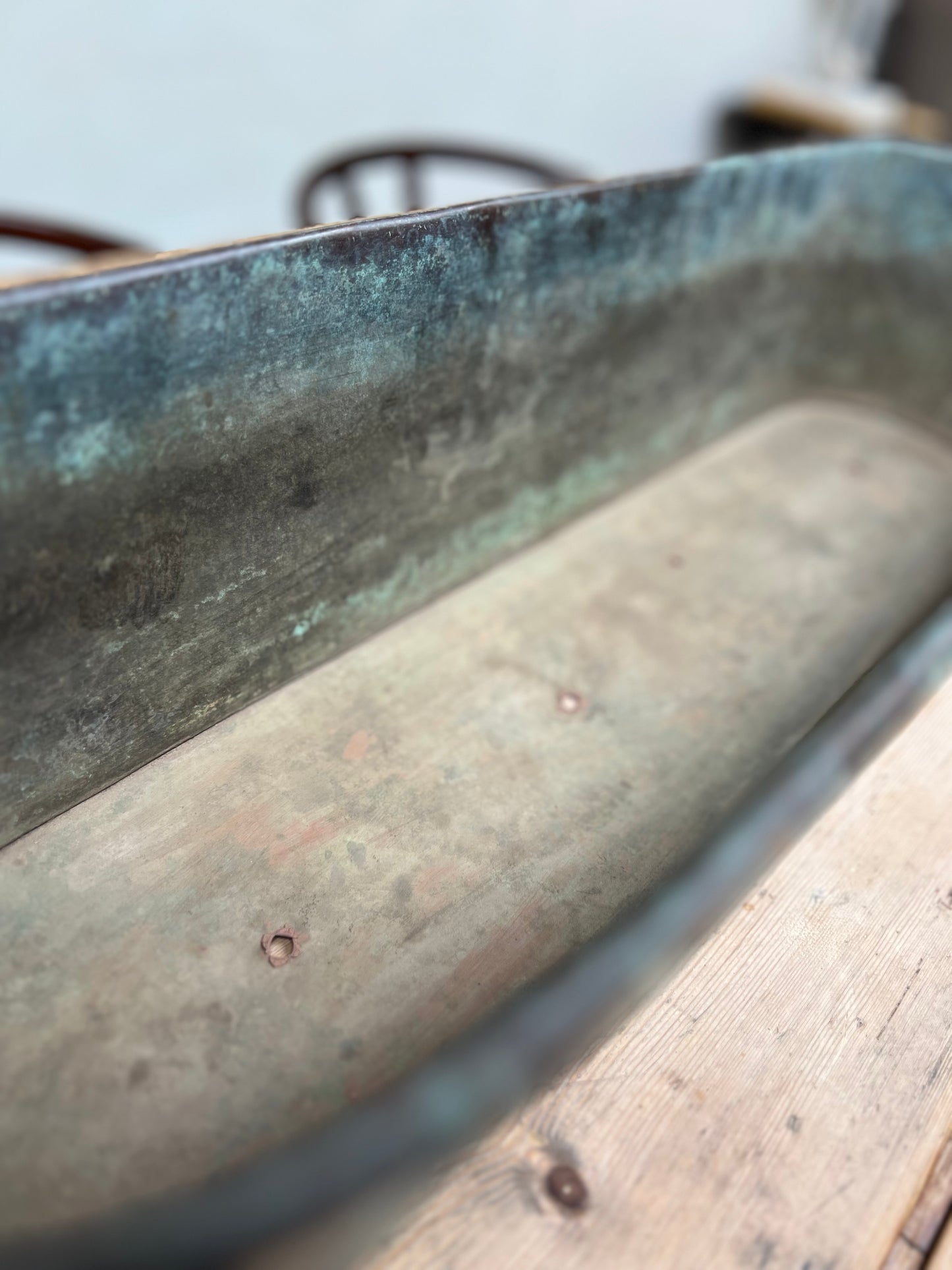 Antique Copper Planter