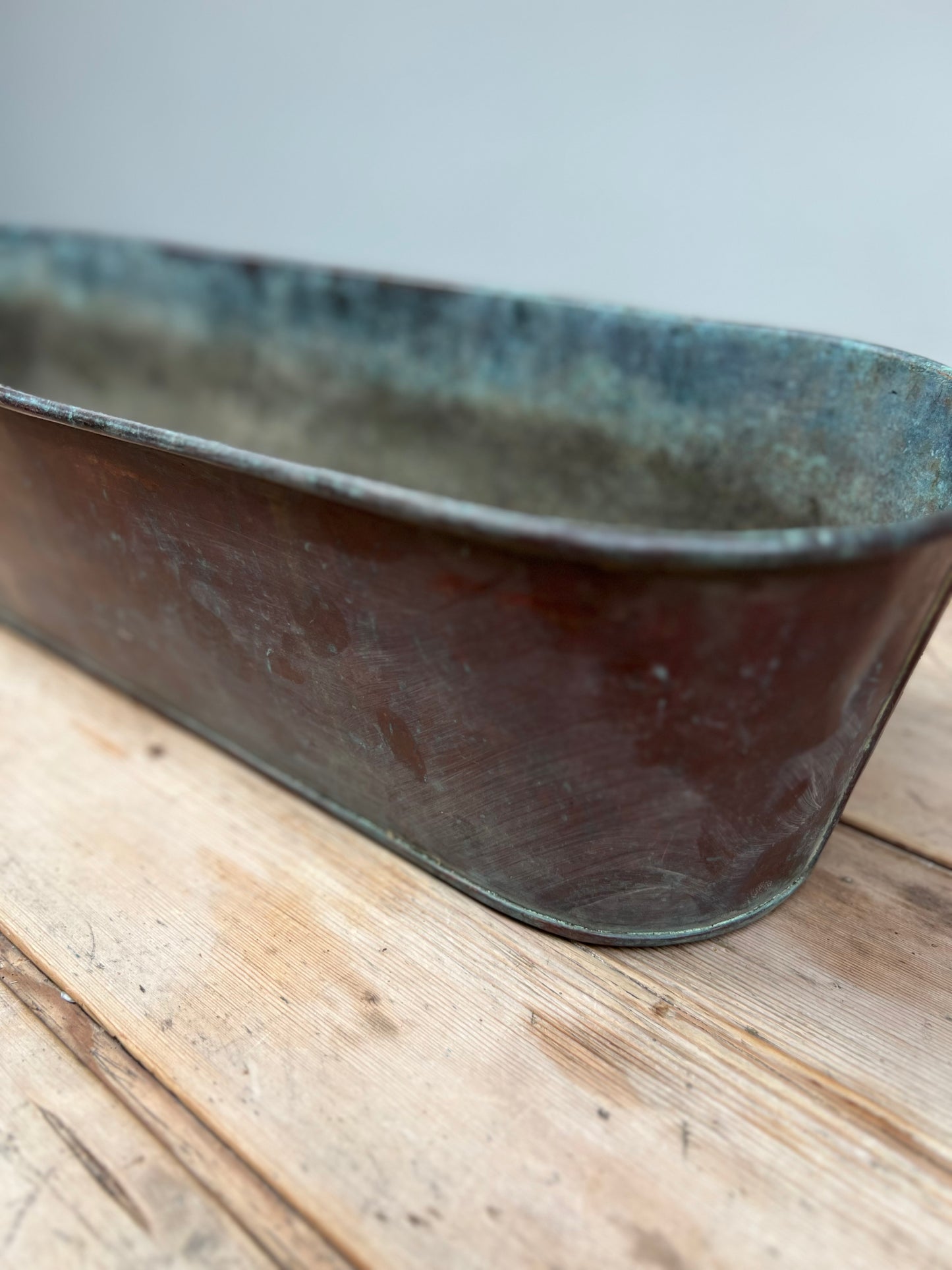 Antique Copper Planter