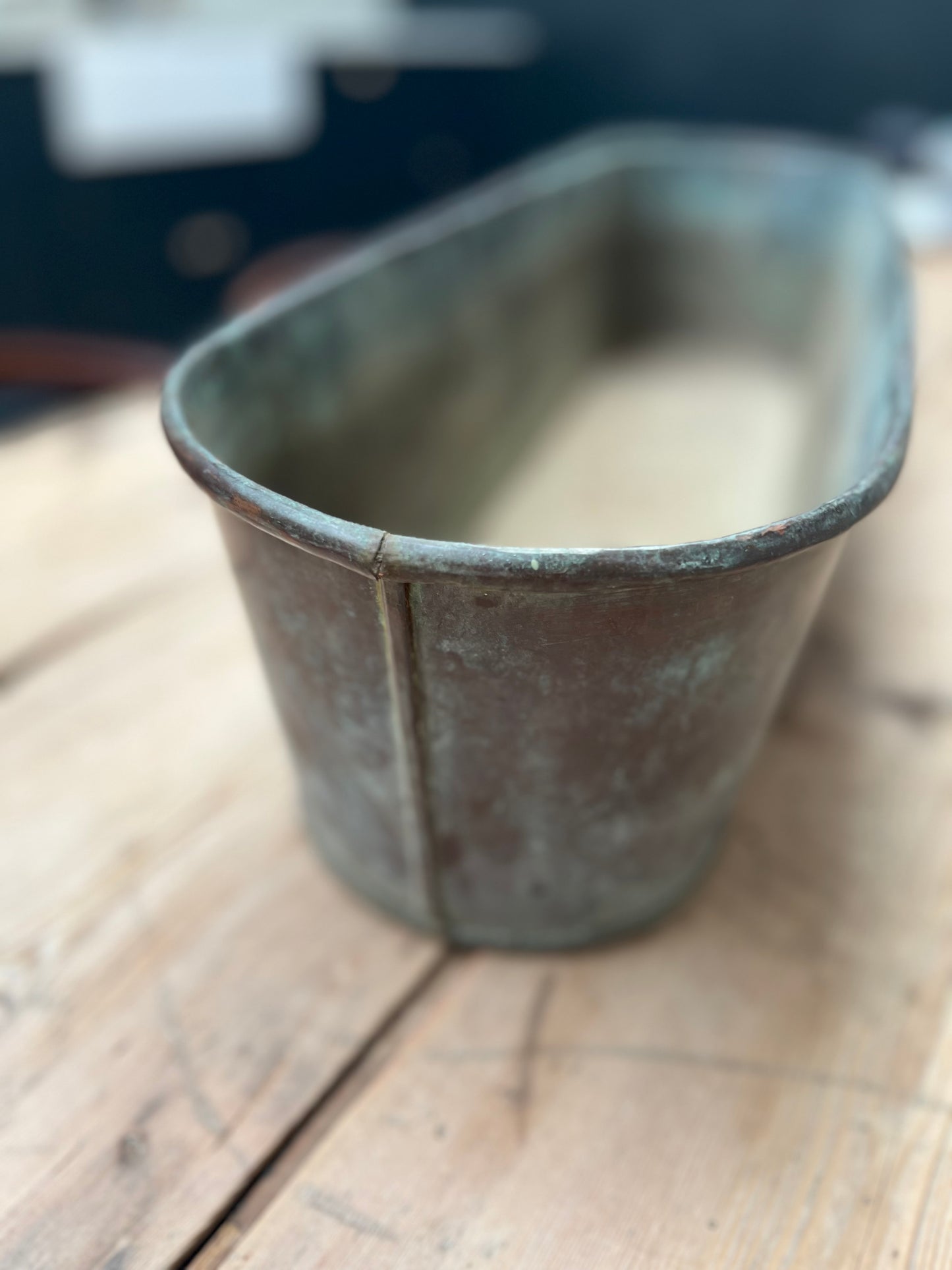 Antique Copper Planter