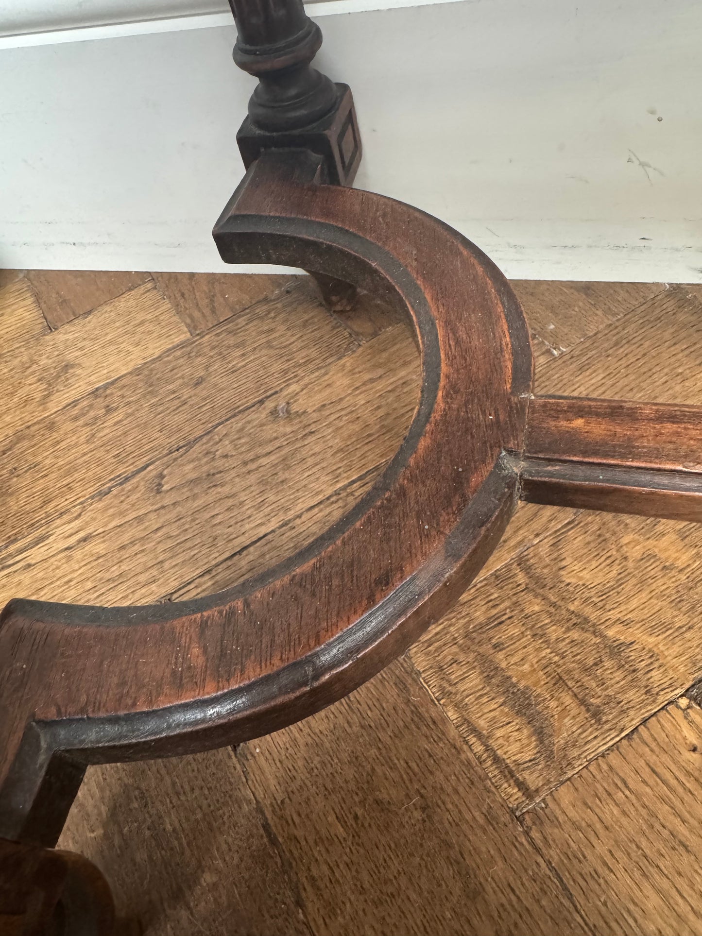 Antique French Caned Bench