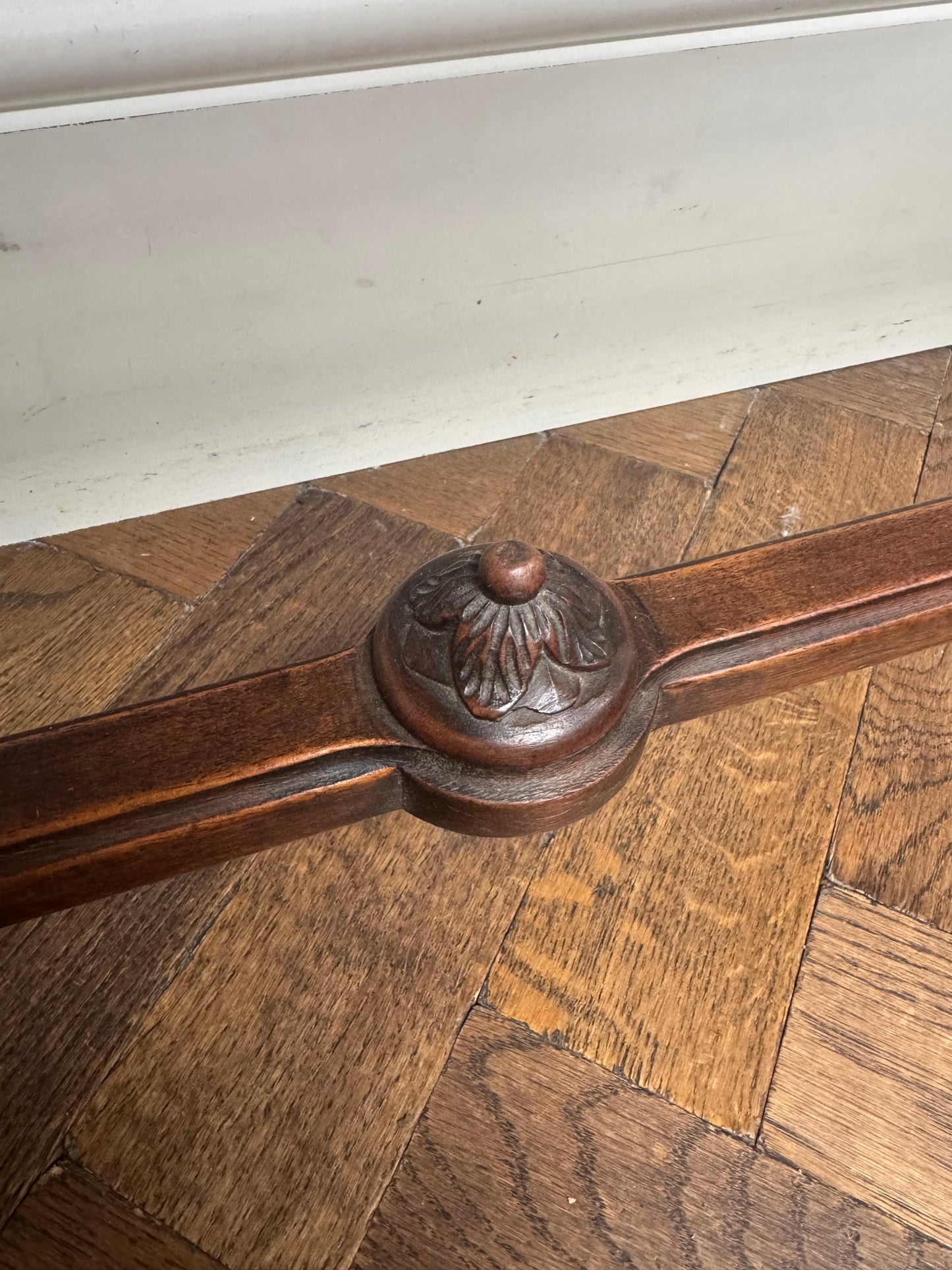 Antique French Caned Bench