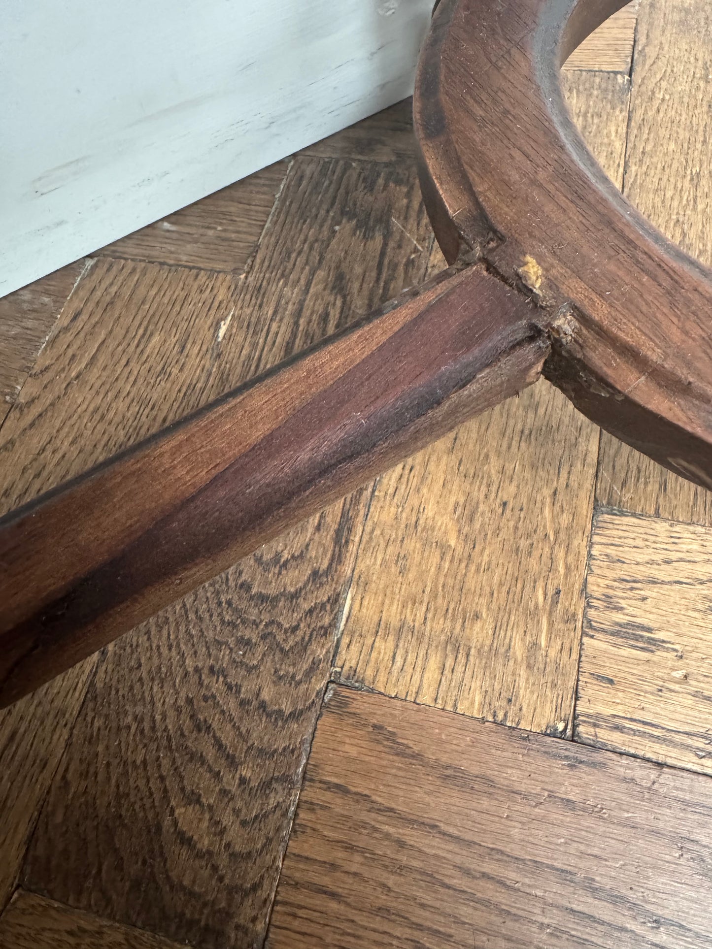 Antique French Caned Bench