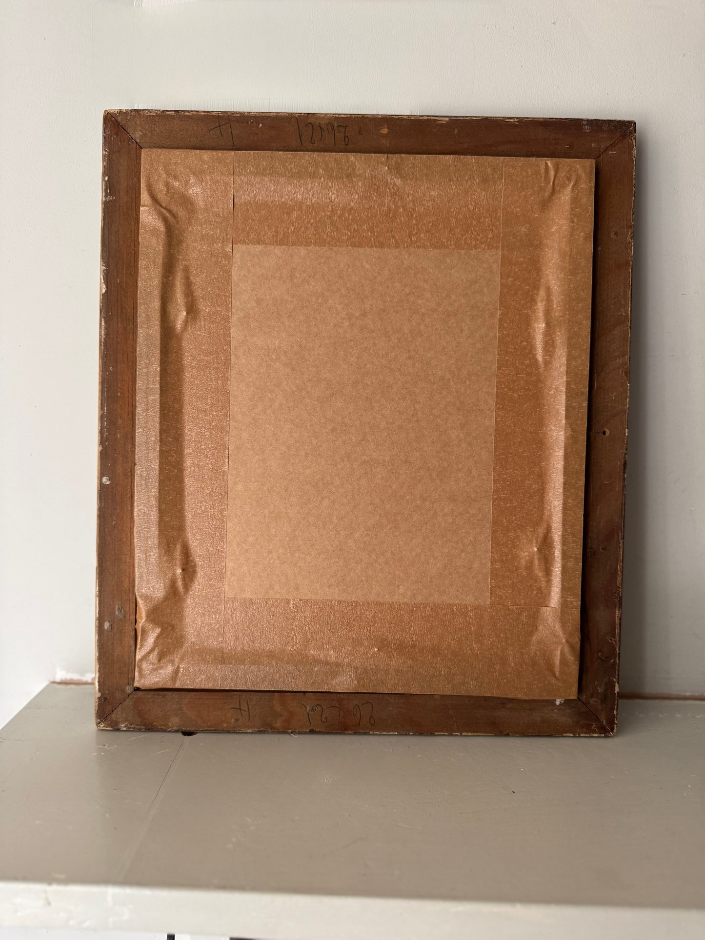 Beautiful Watercolour Nude Figure Study In Stunning Vintage French Frame