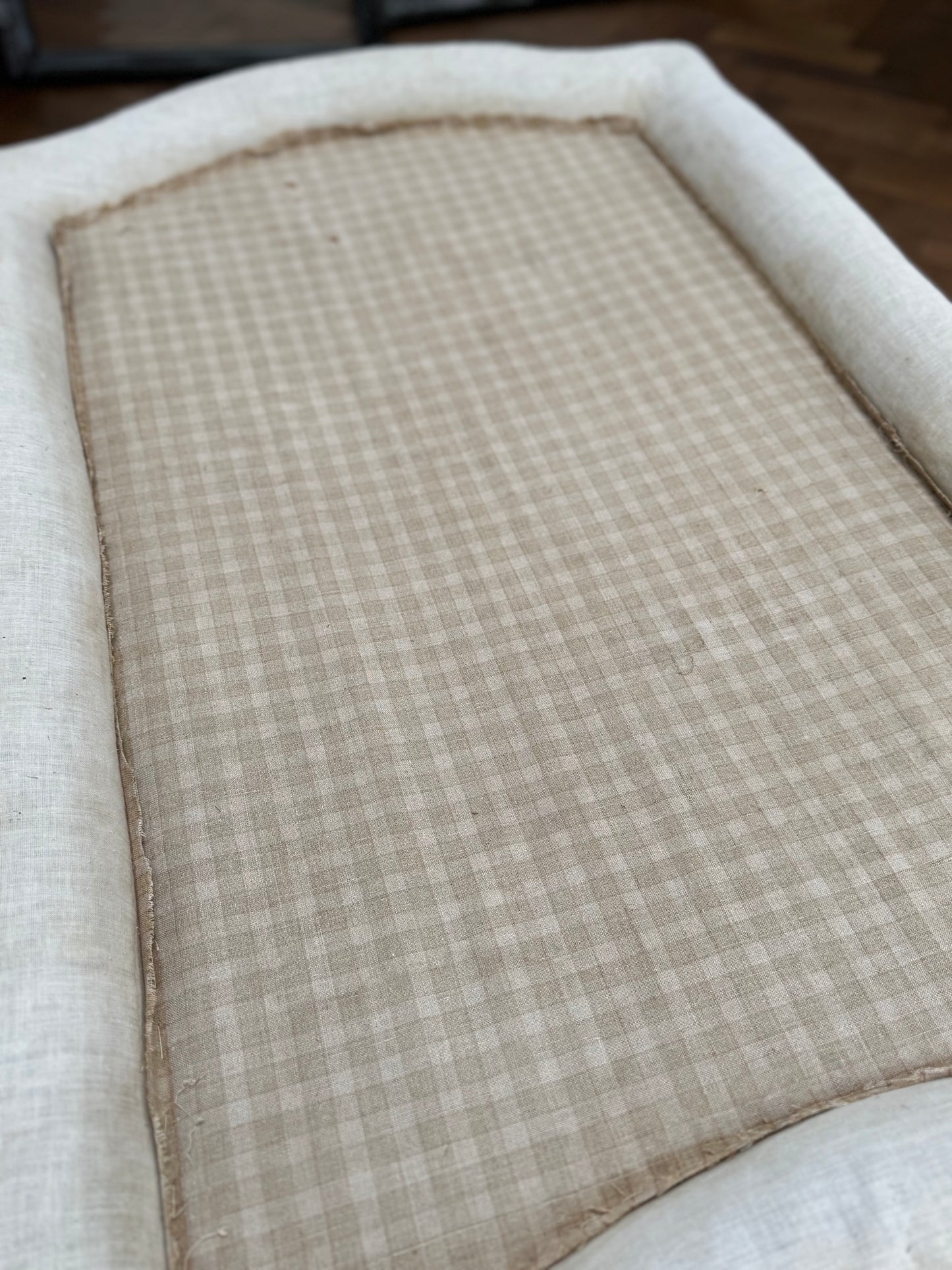 Antique Louis XVI Style Footstool Ottoman