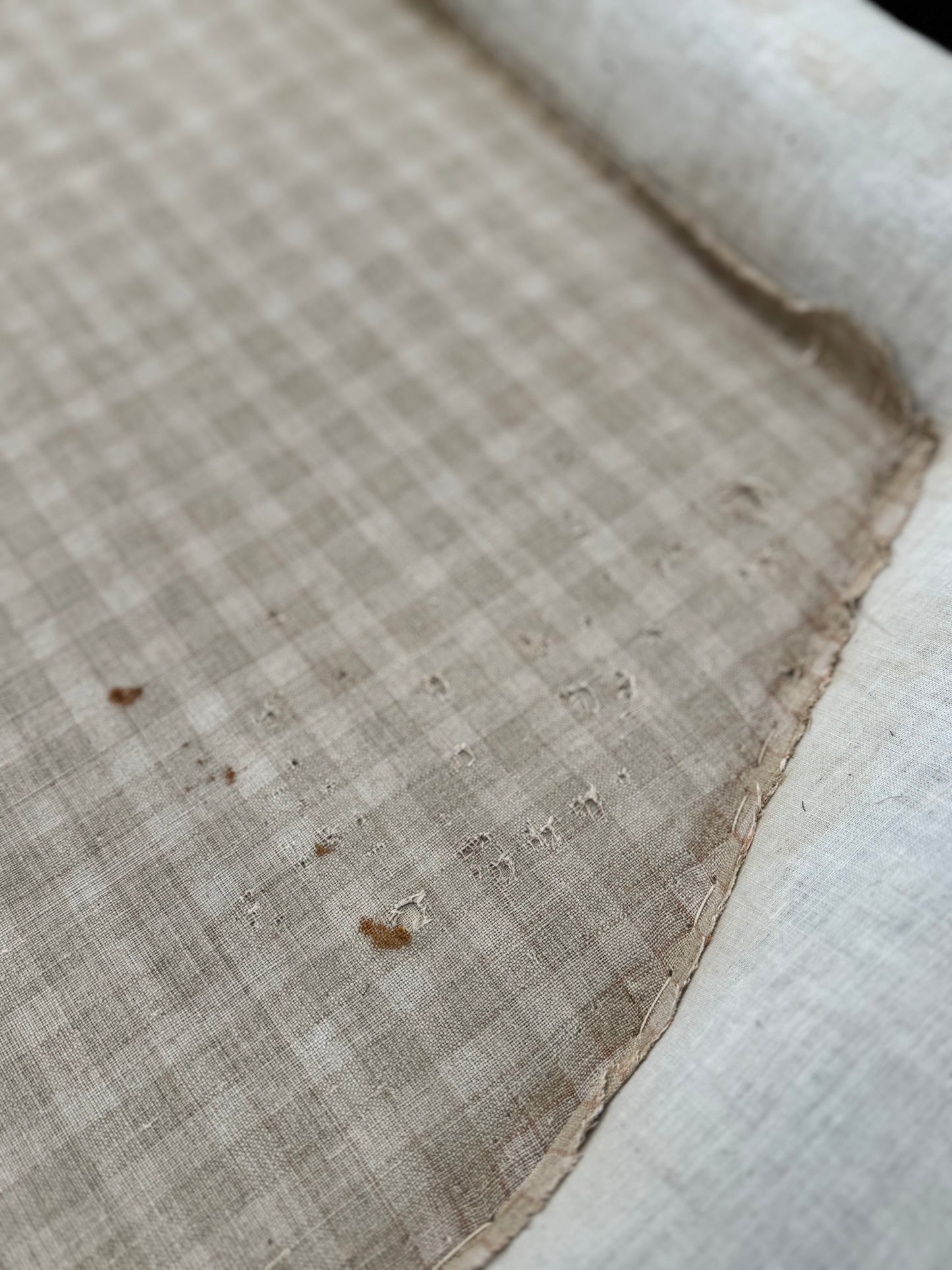 Antique Louis XVI Style Footstool Ottoman