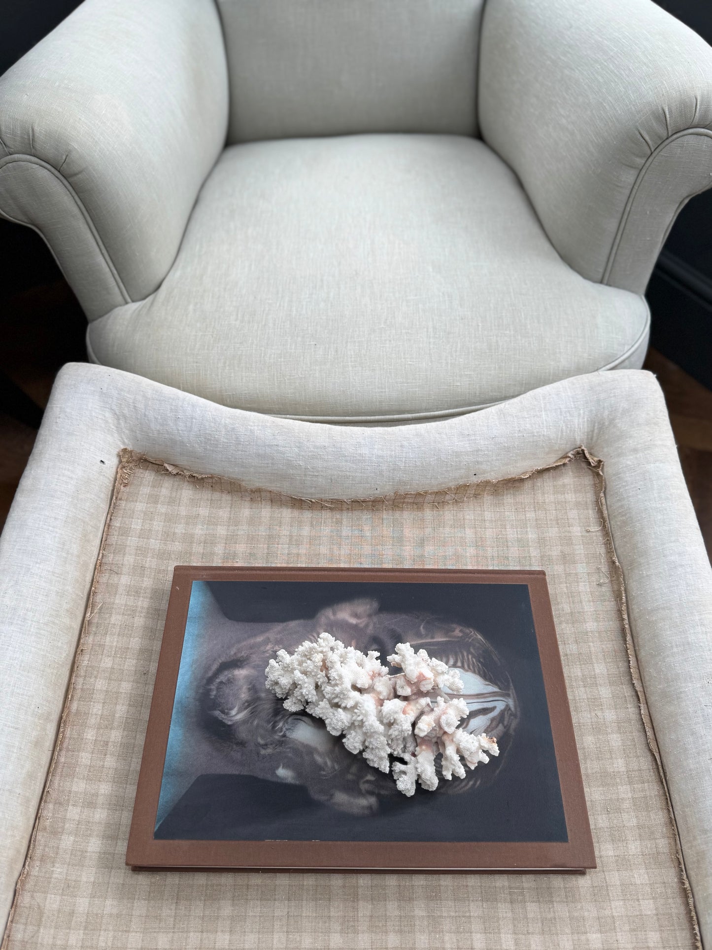 Antique Louis XVI Style Footstool Ottoman