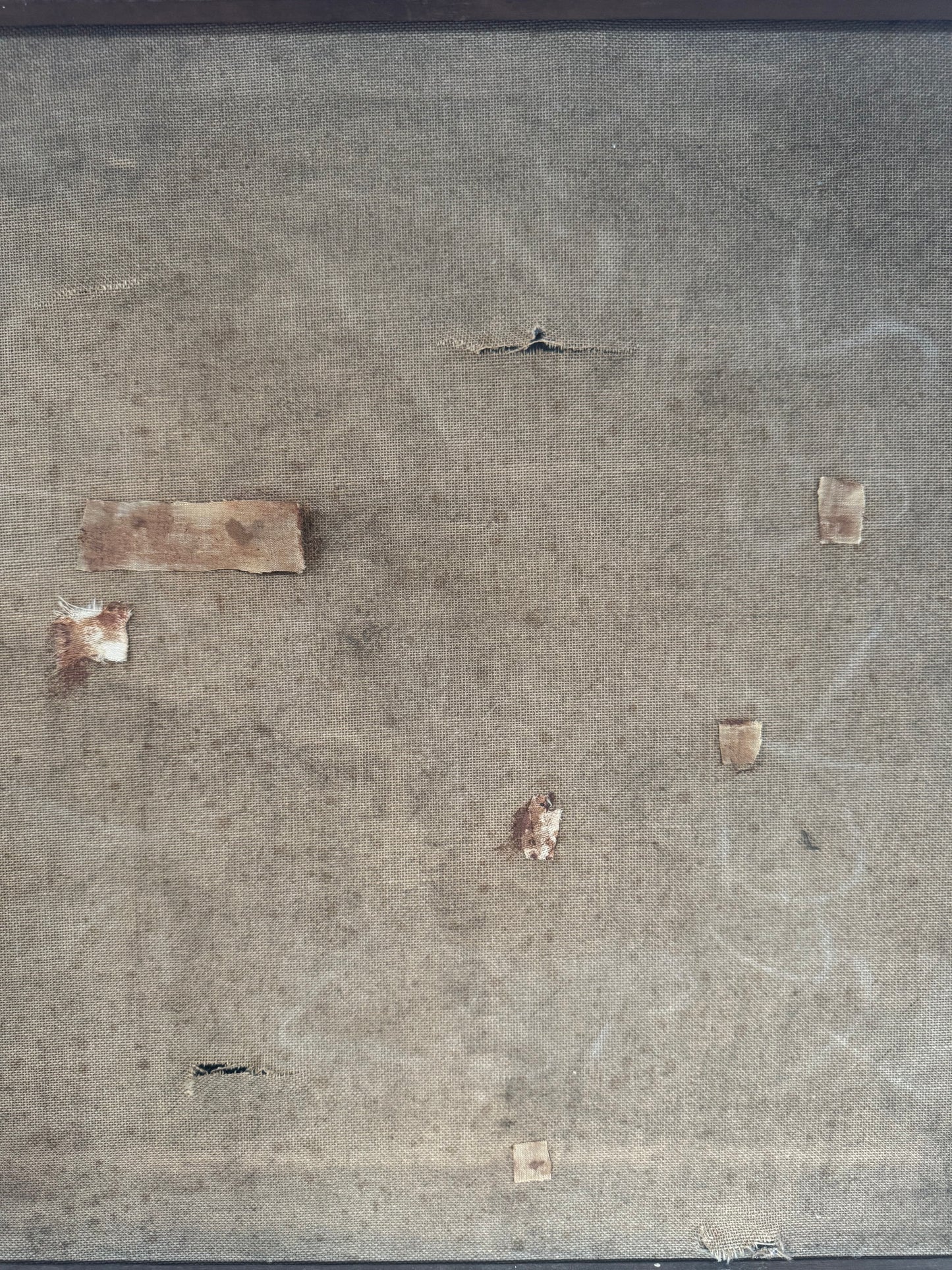 Vintage Still Life Shell & Pot Oil On Canvas