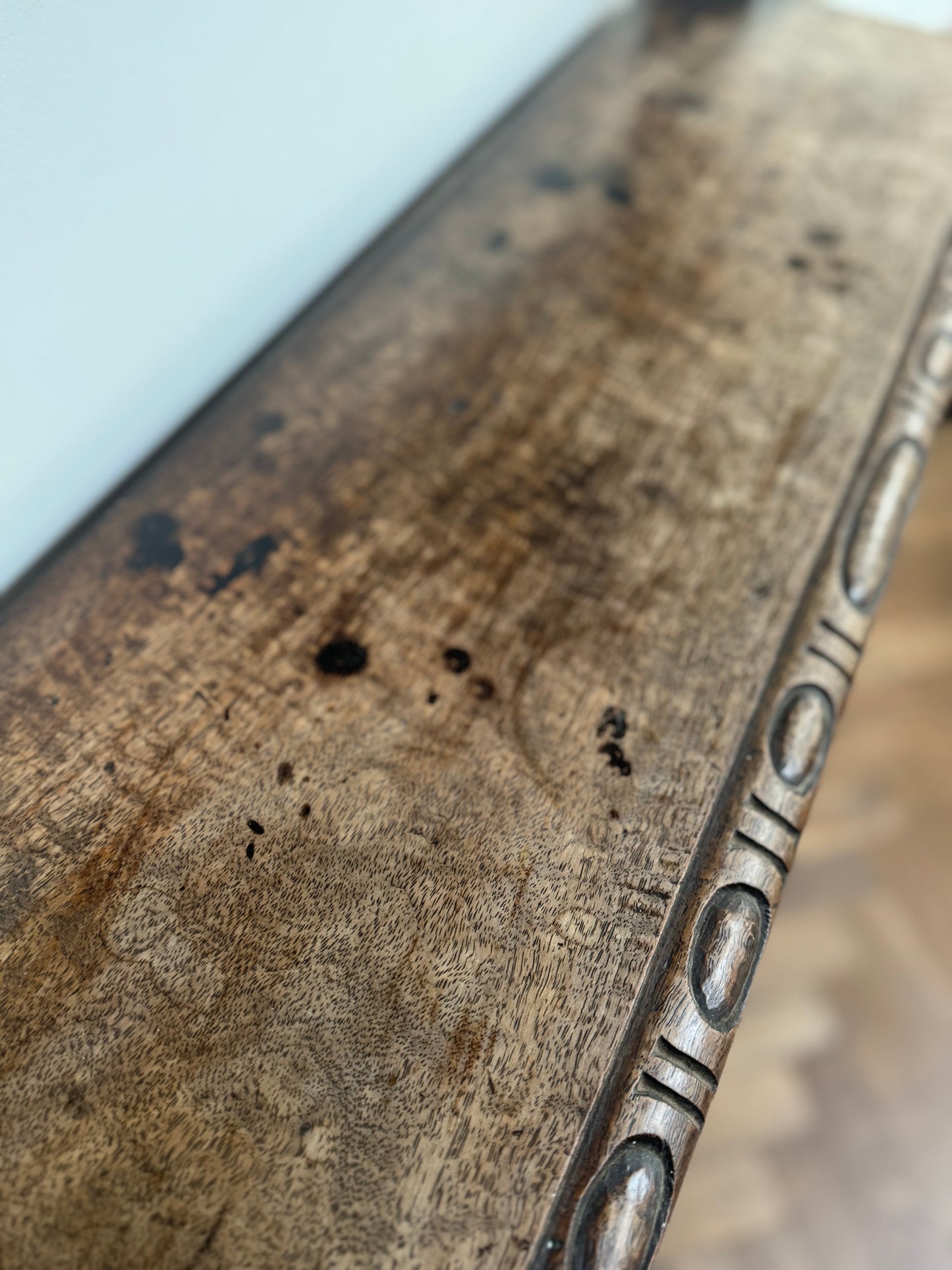 Antique Carved 19th Century Oak Dresser
