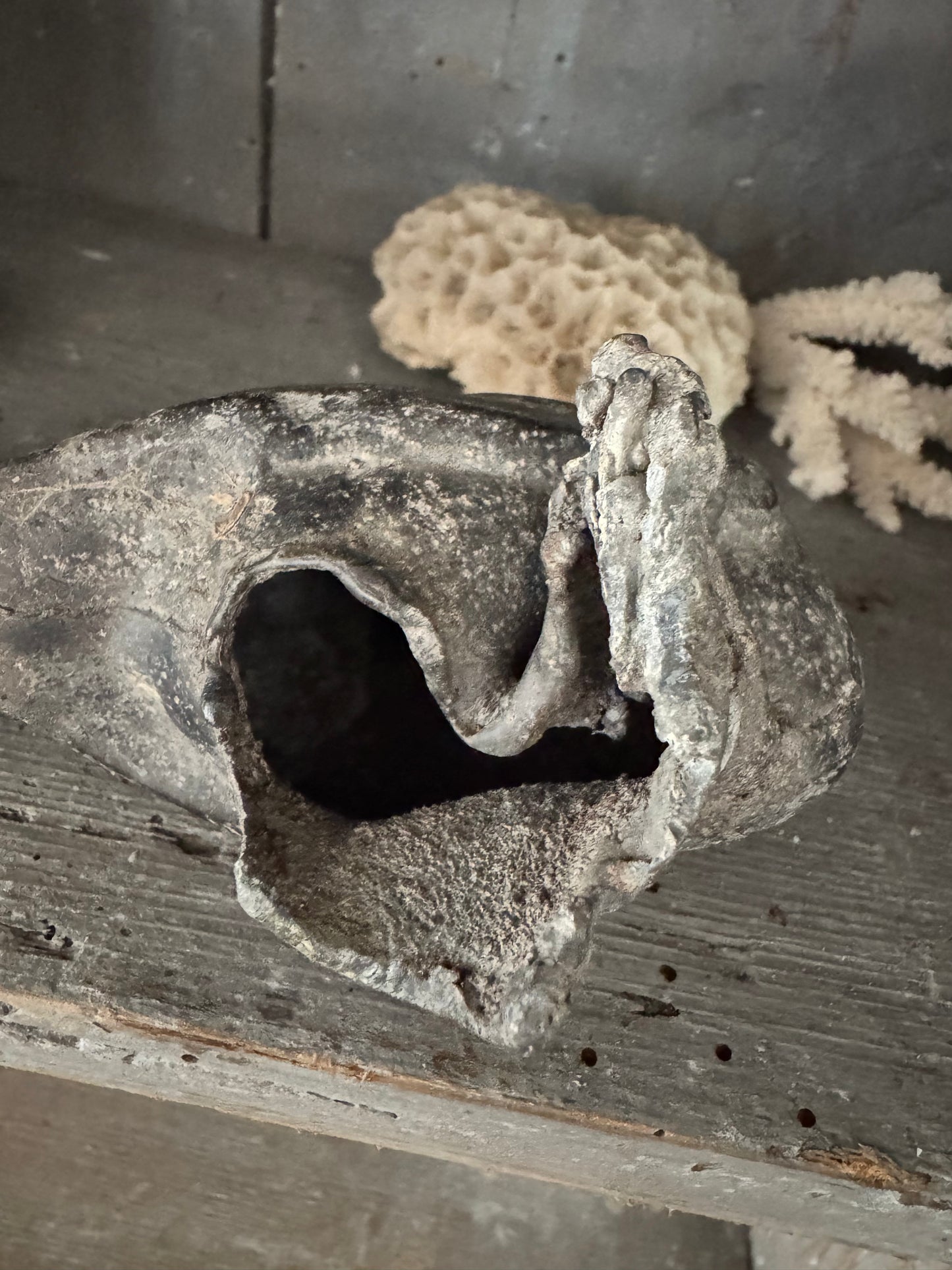 Antique Lead Victorian Bird Finial