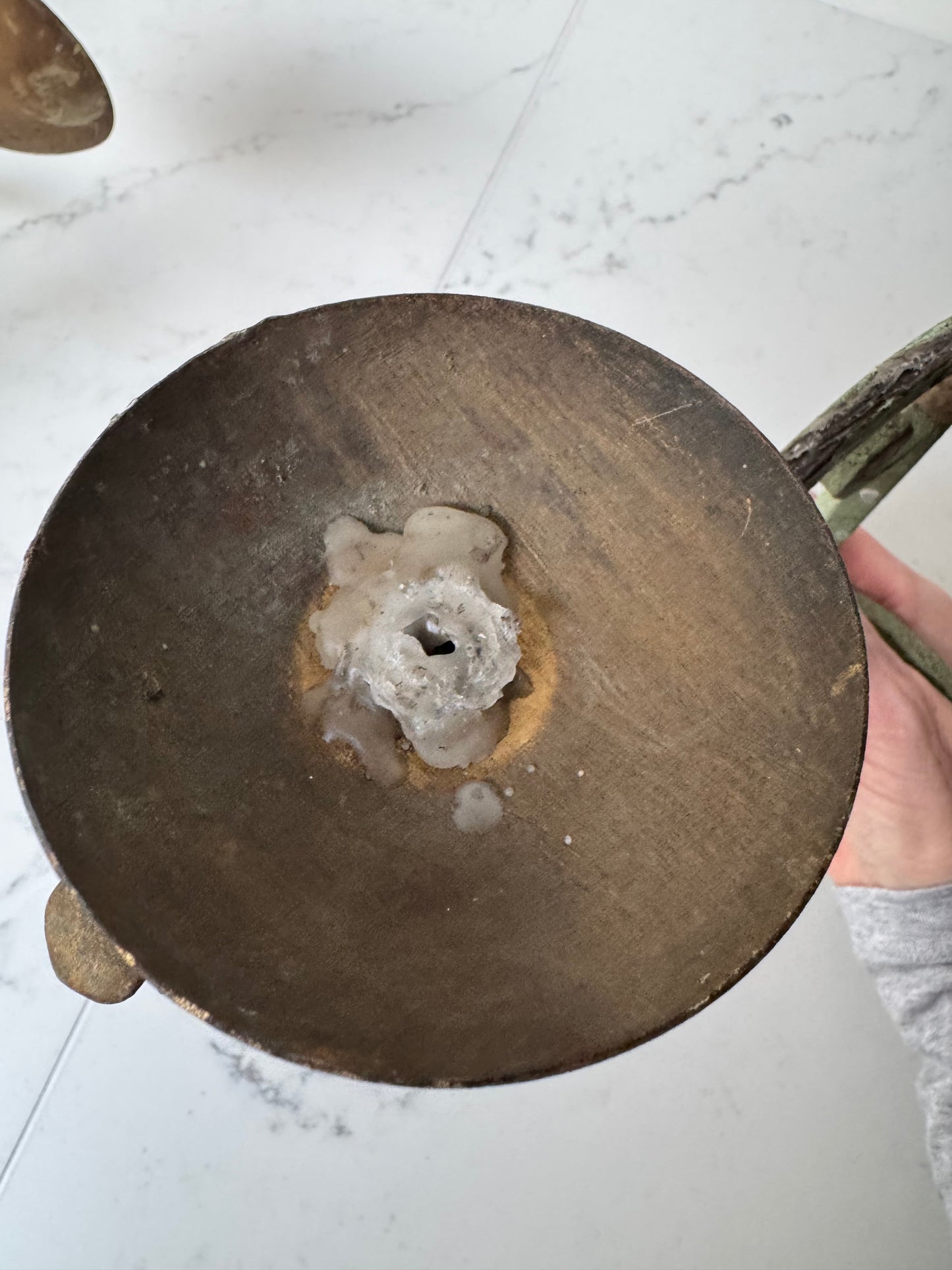 Pair Of Antique French Wrought Iron Candle Wall Sconces