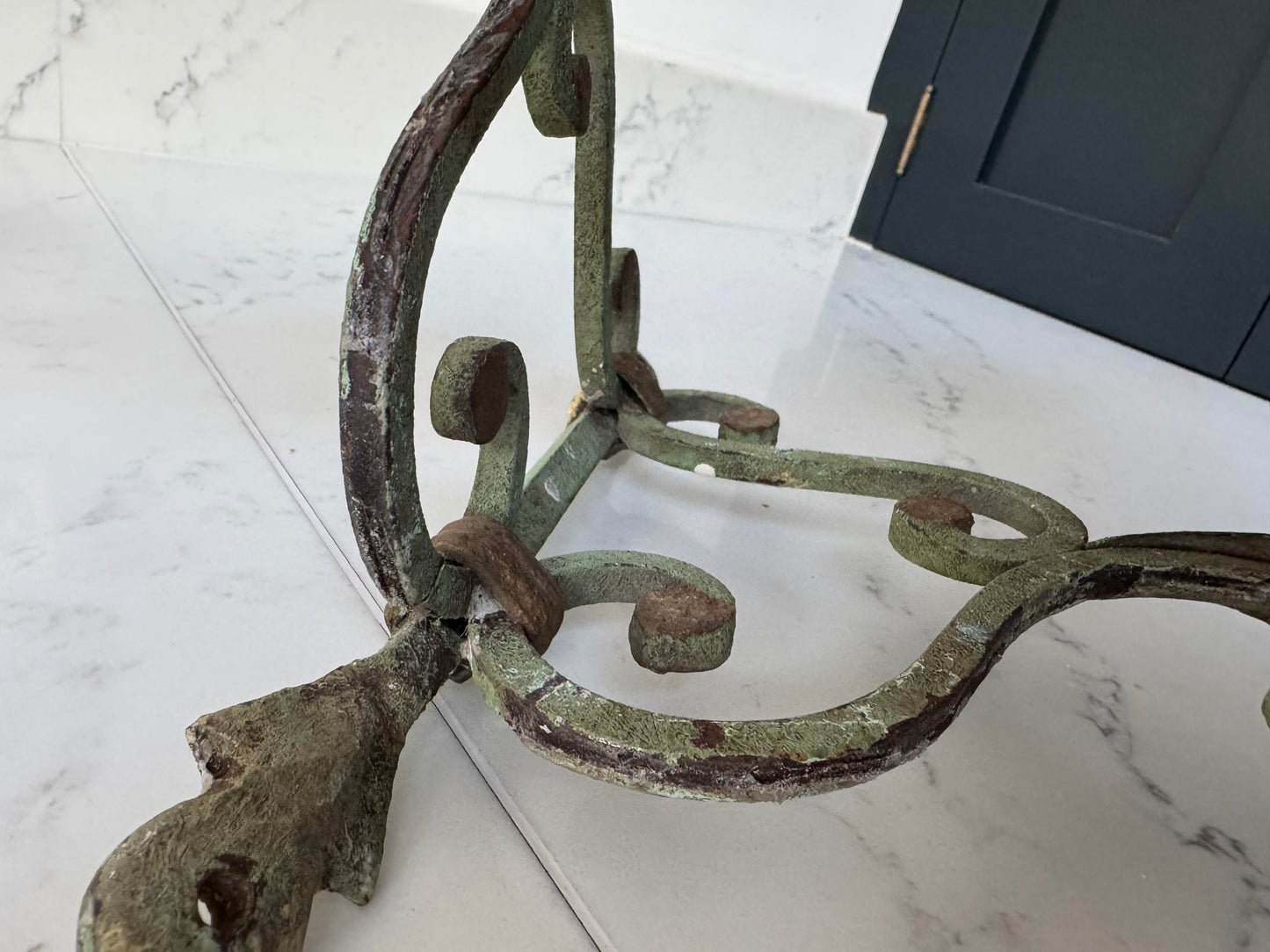 Pair Of Antique French Wrought Iron Candle Wall Sconces