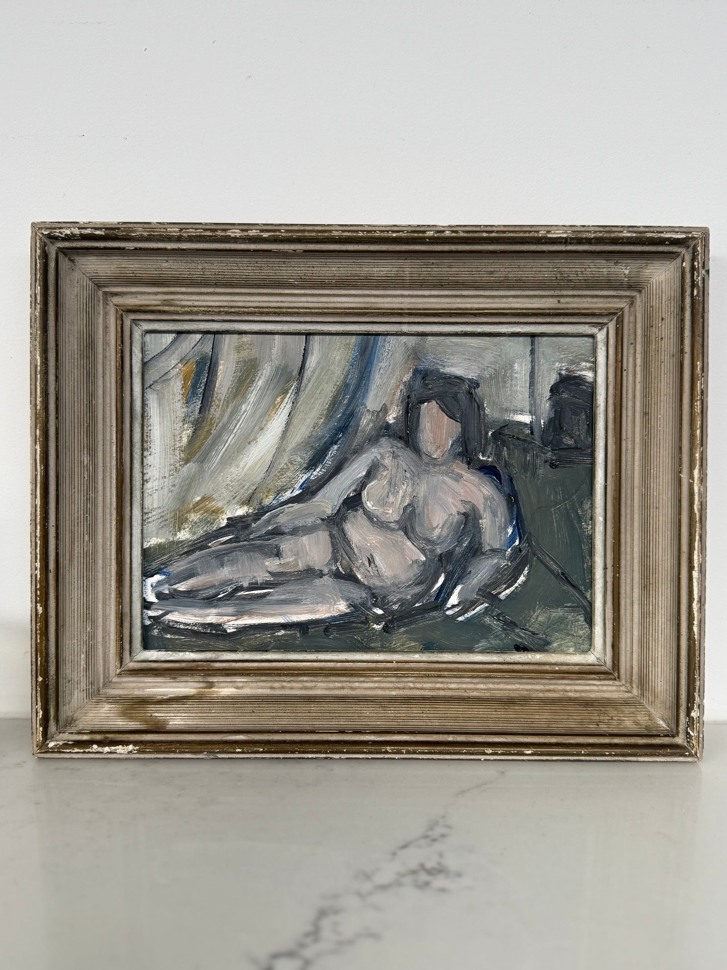 Beautiful Nude Figure Study In Acrylic