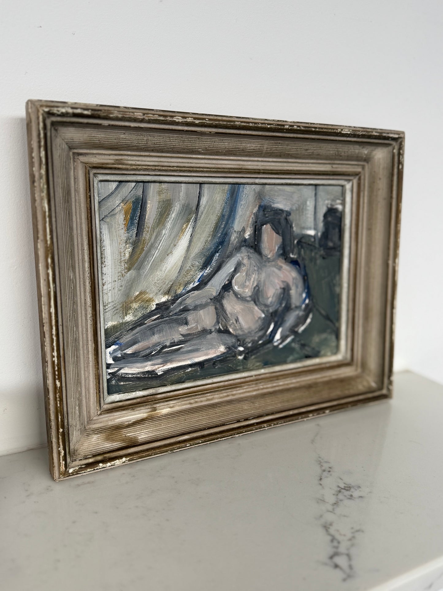 Beautiful Nude Figure Study In Acrylic