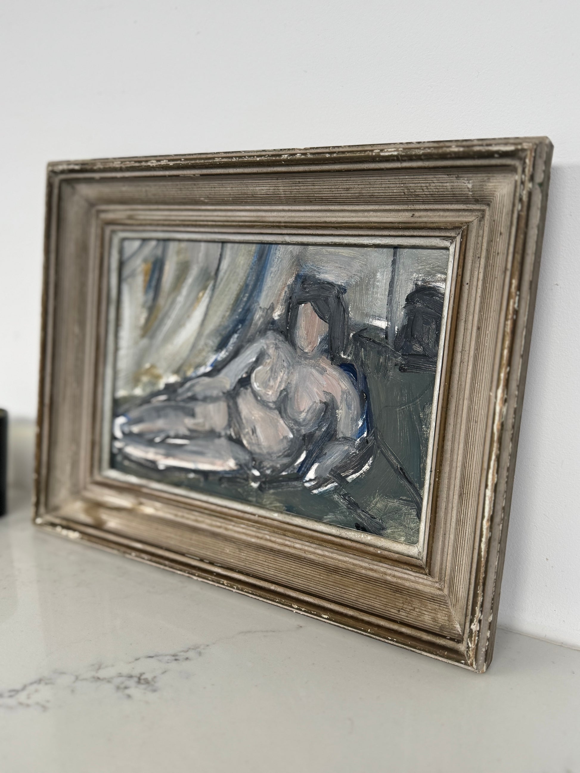 Beautiful Nude Figure Study In Acrylic