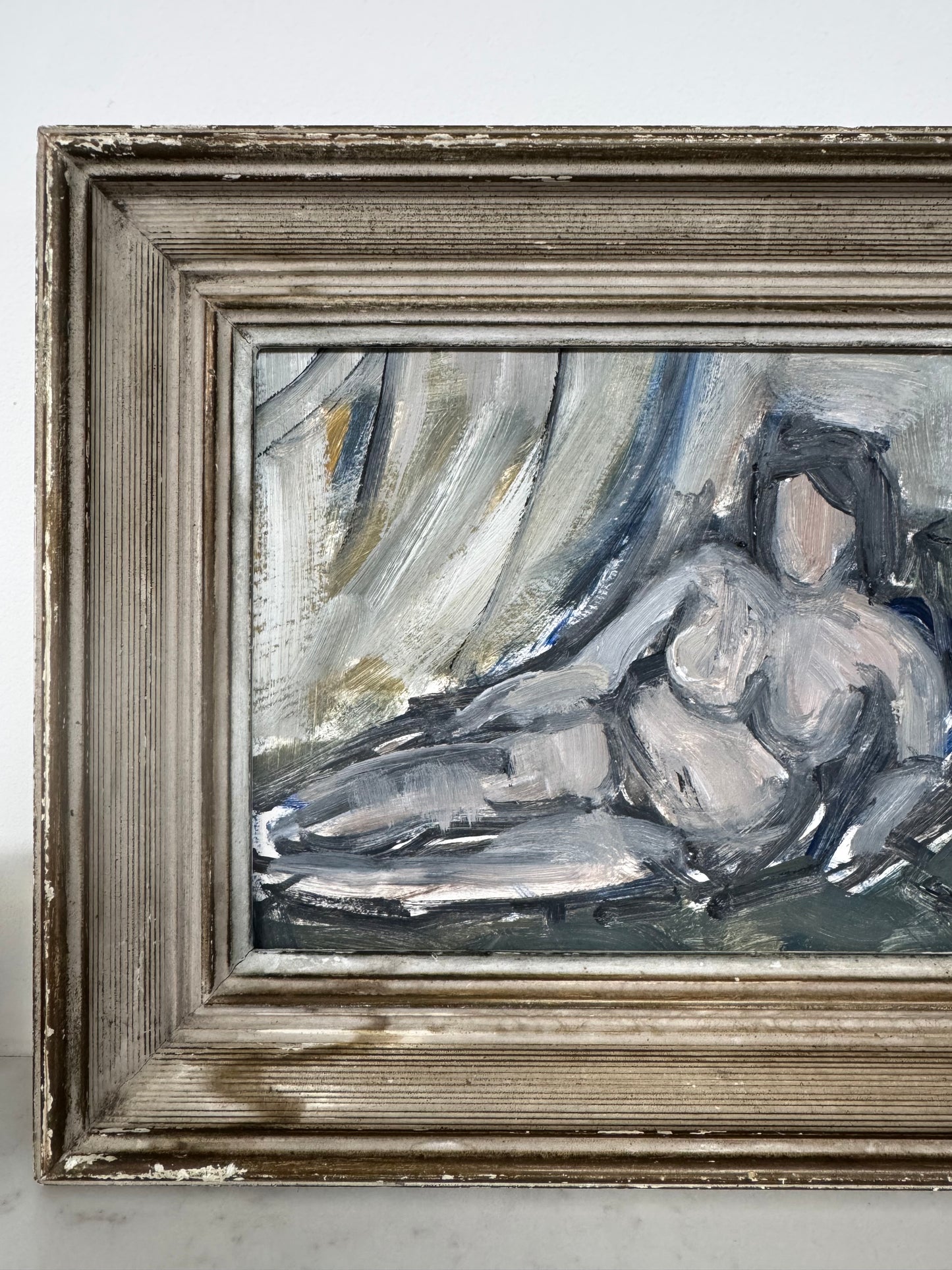 Beautiful Nude Figure Study In Acrylic