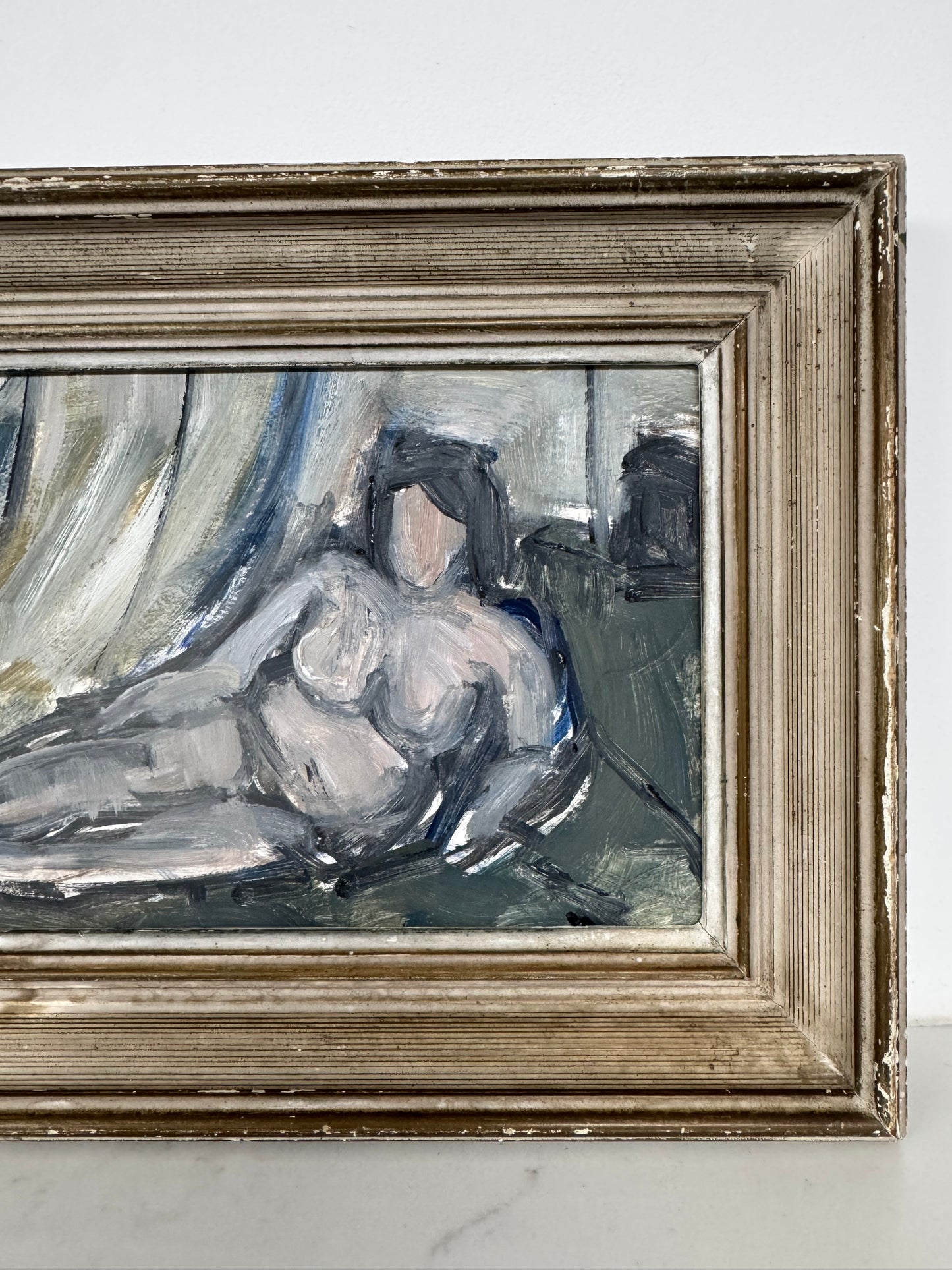 Beautiful Nude Figure Study In Acrylic