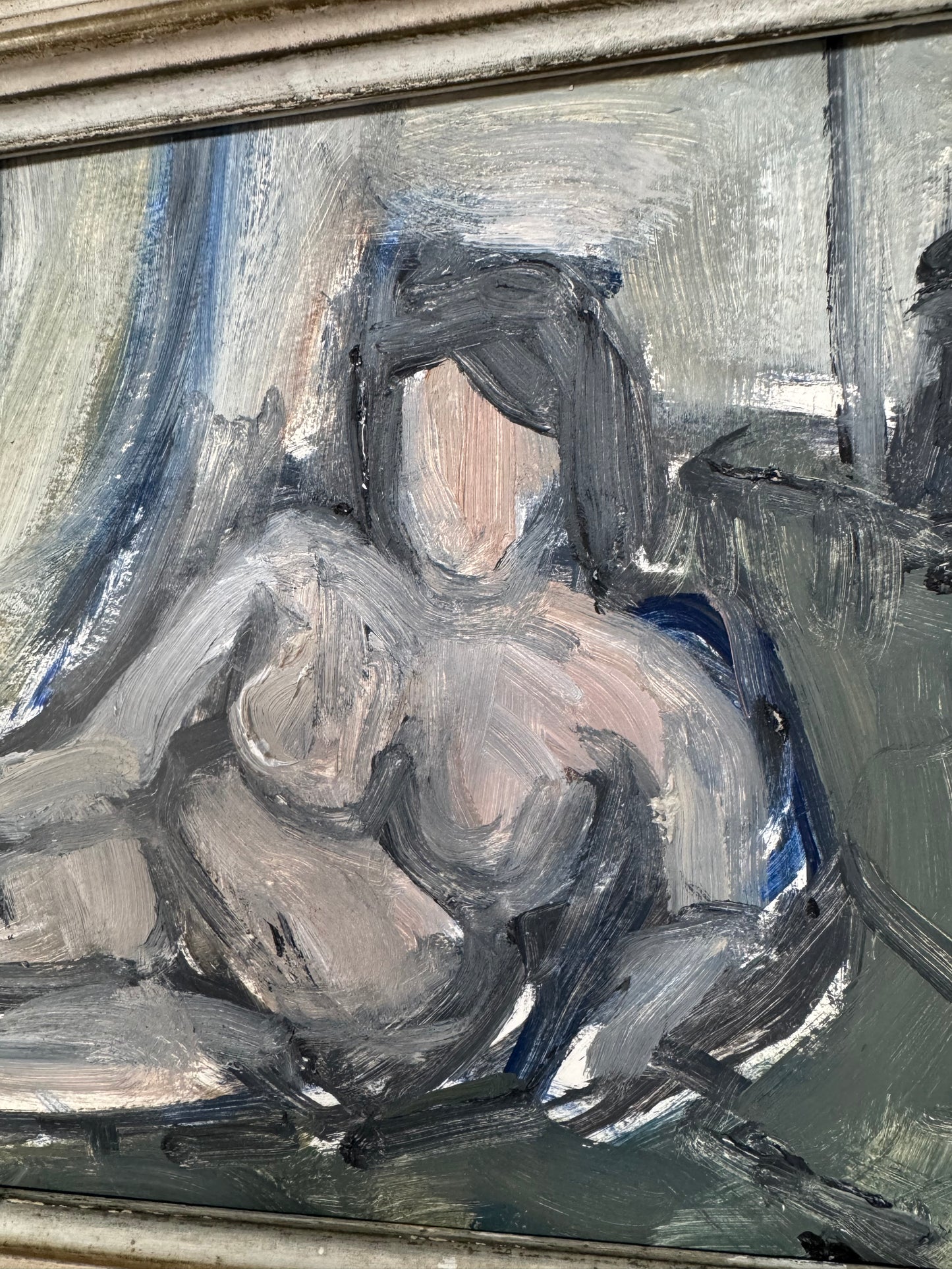 Beautiful Nude Figure Study In Acrylic