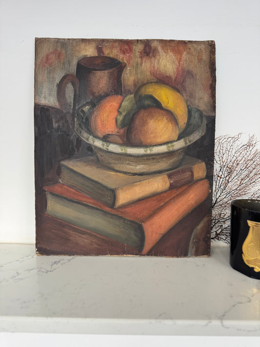 Mid Century Still Life, Double Sided Acrylic On Board