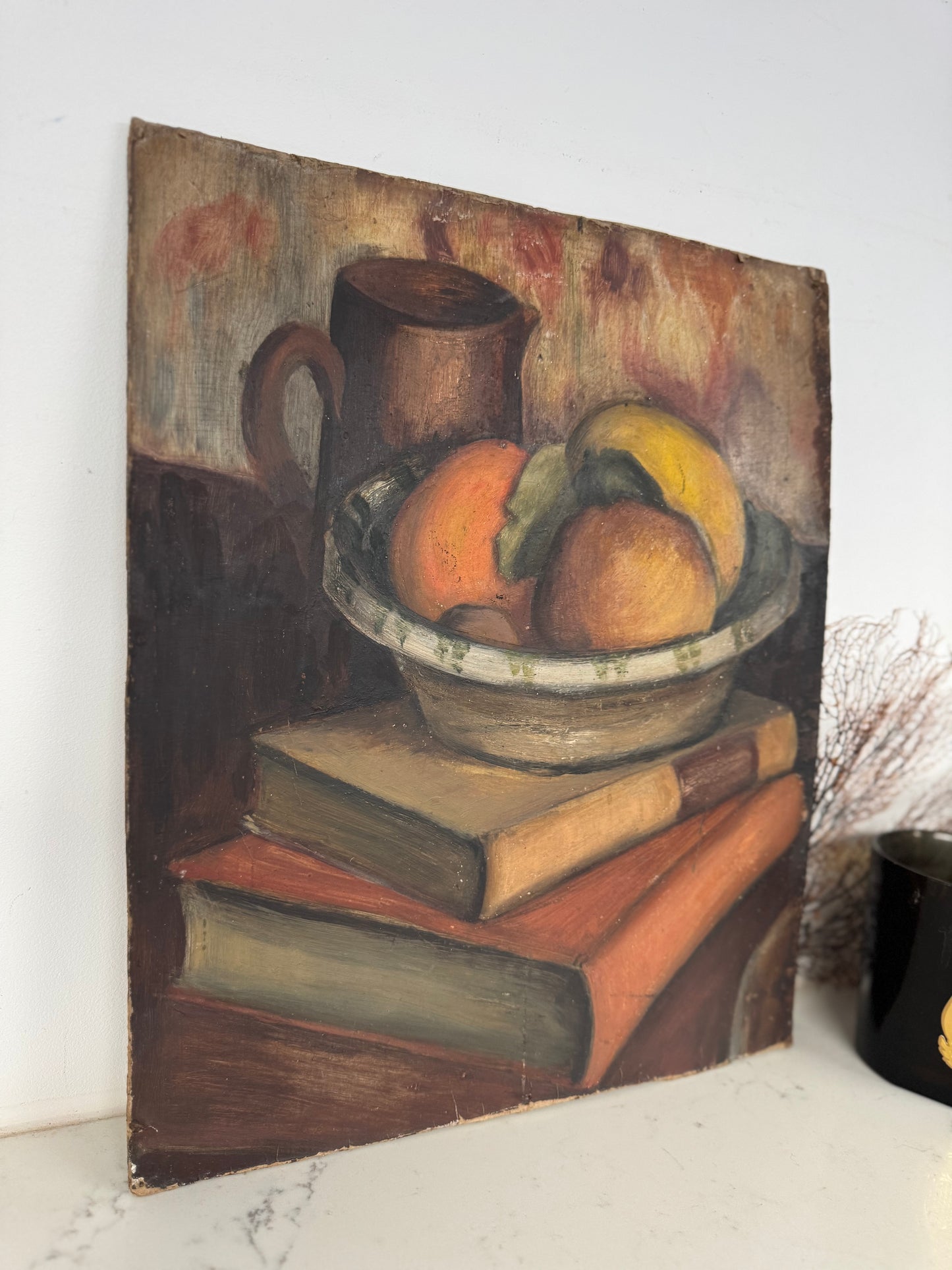 Mid Century Still Life, Double Sided Acrylic On Board