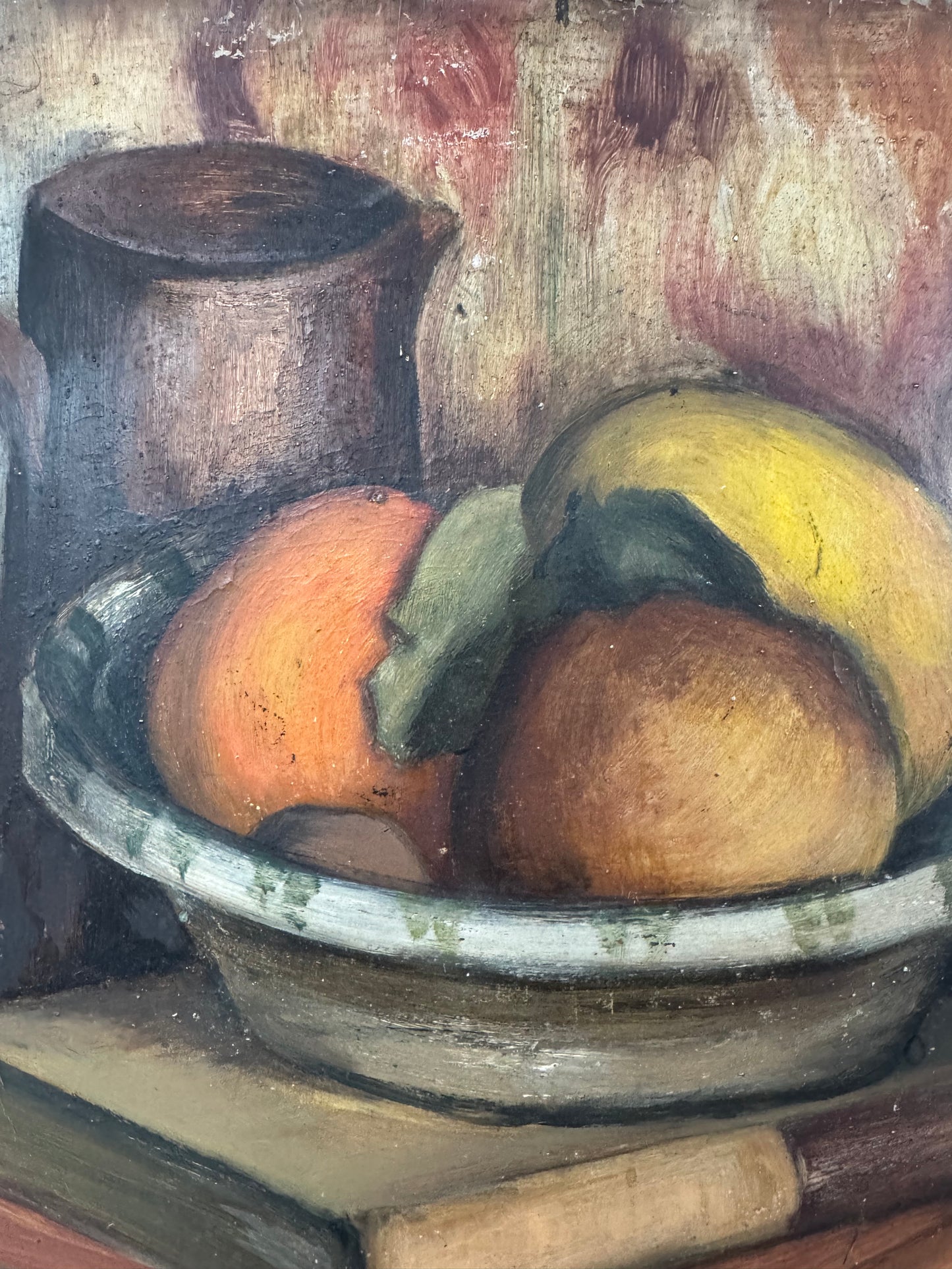 Mid Century Still Life, Double Sided Acrylic On Board