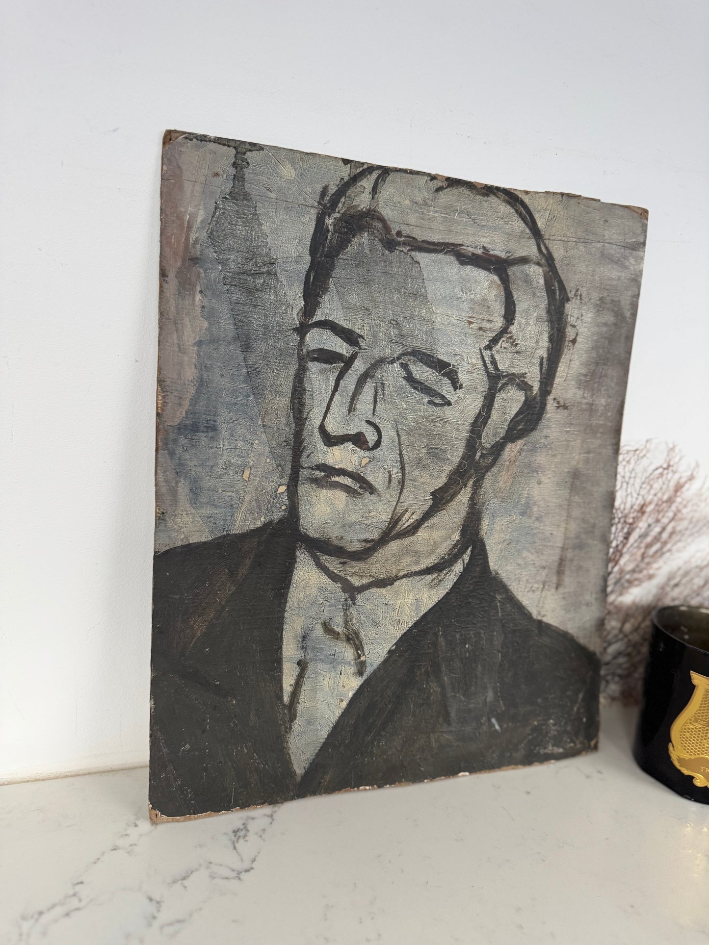 Mid Century Still Life, Double Sided Acrylic On Board