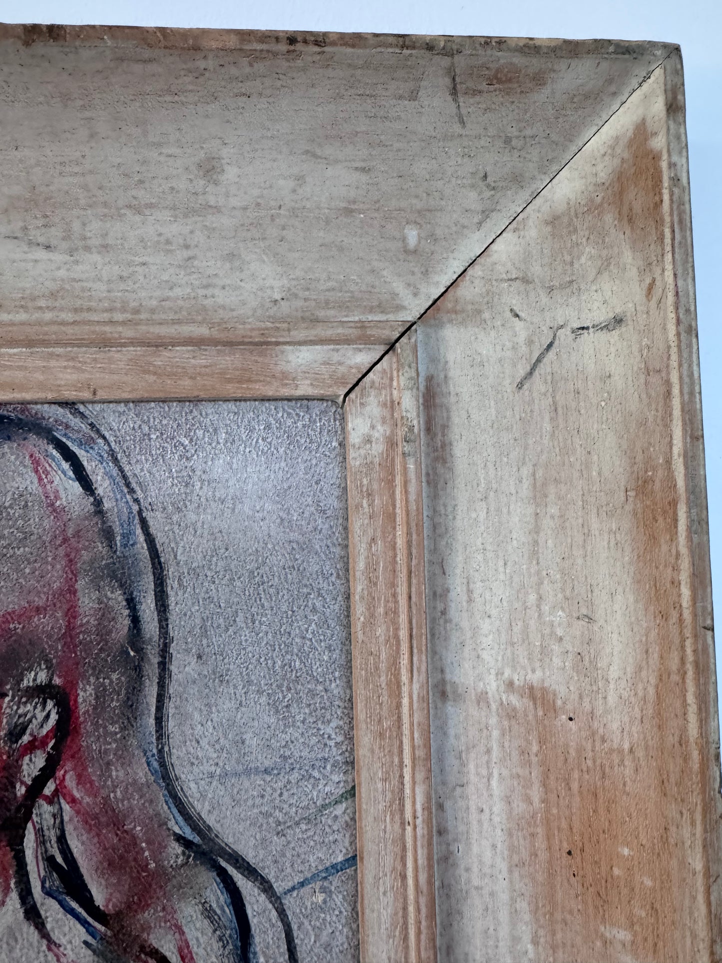 Mid Century Nude Framed