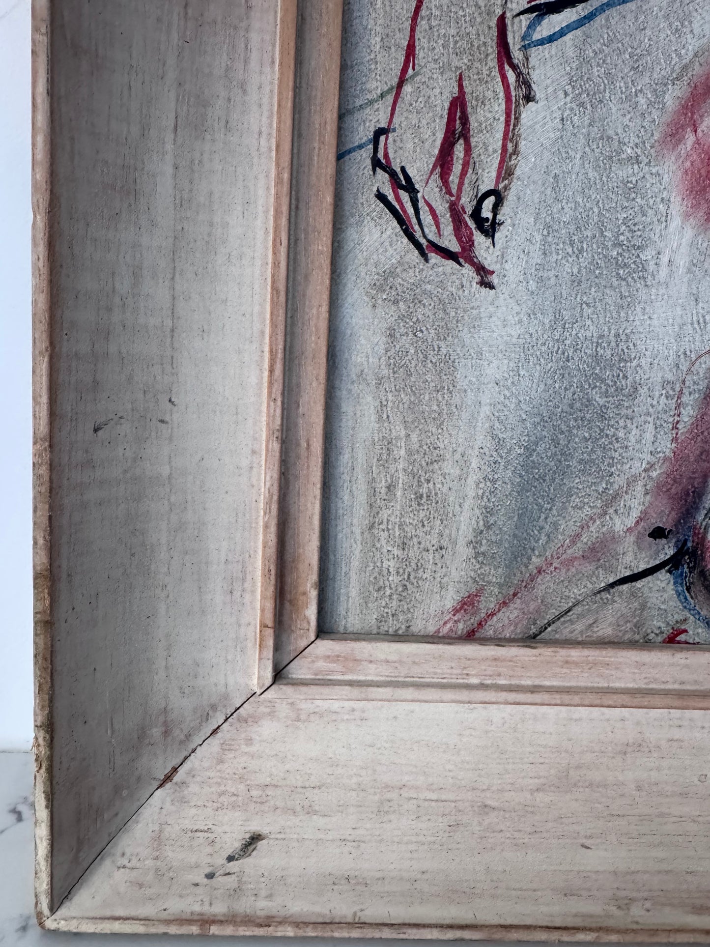 Mid Century Nude Framed