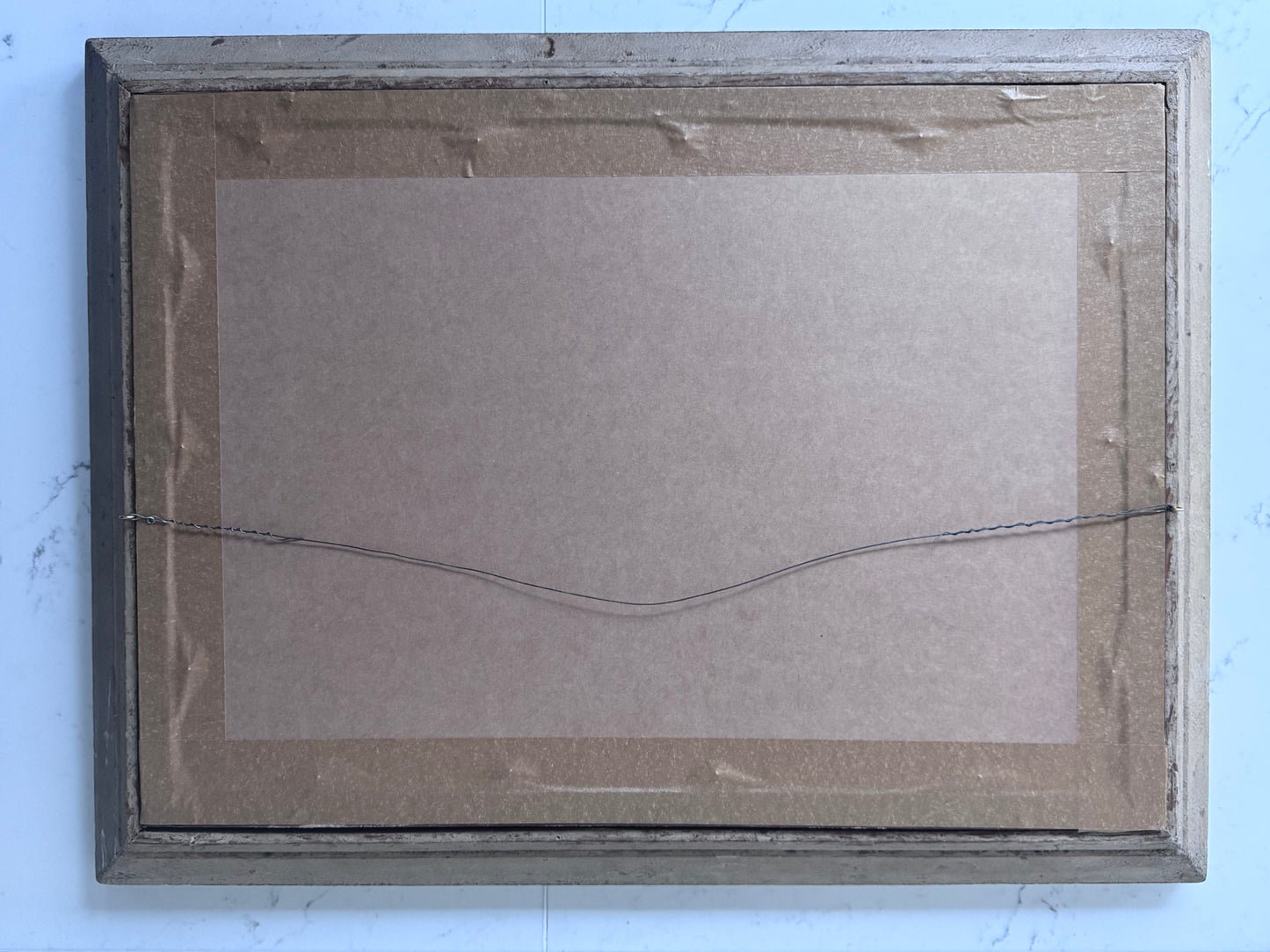 Large Framed Vintage Watercolour Still Life