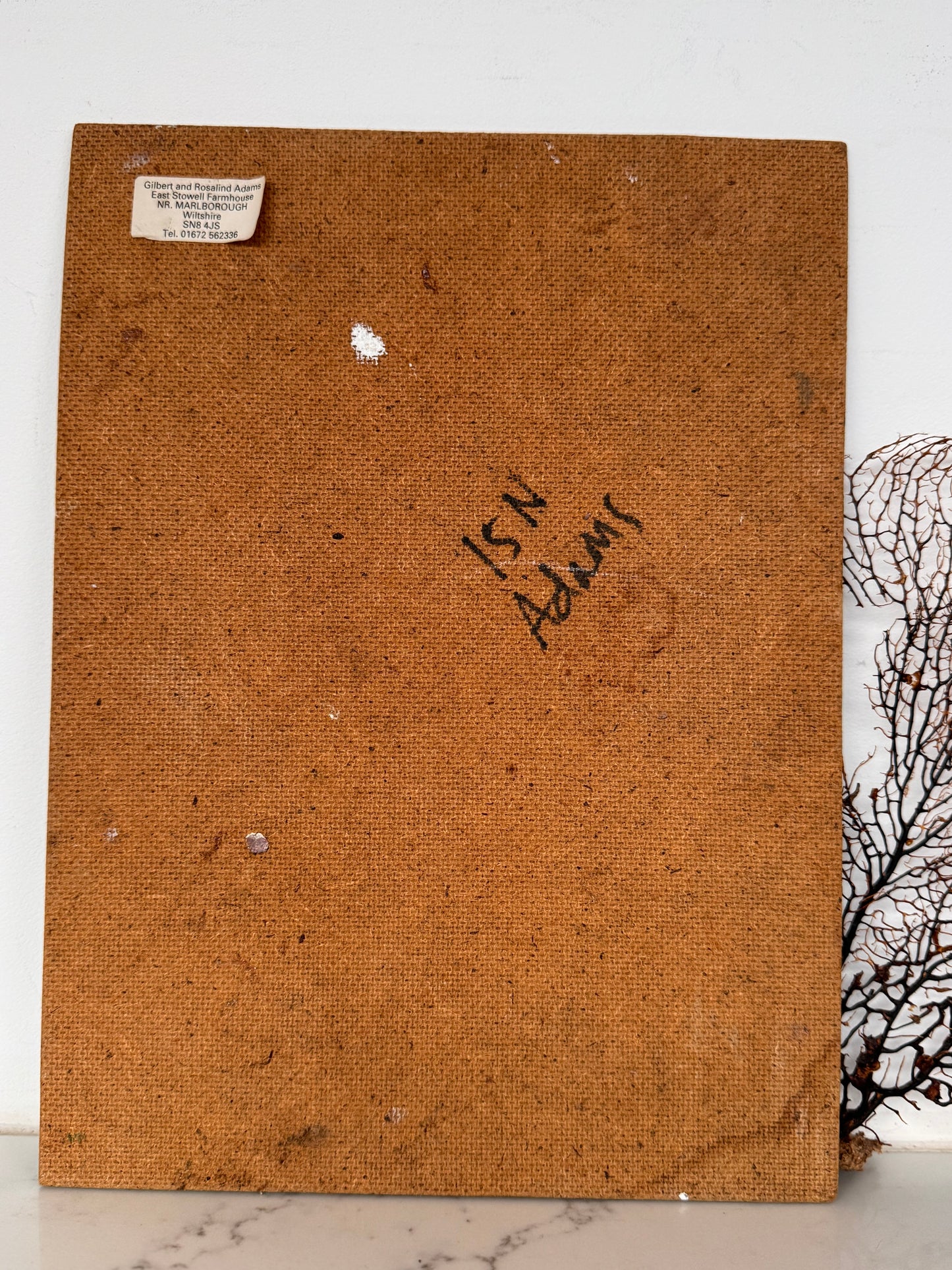 Vintage Male Portrait Acrylic On Board