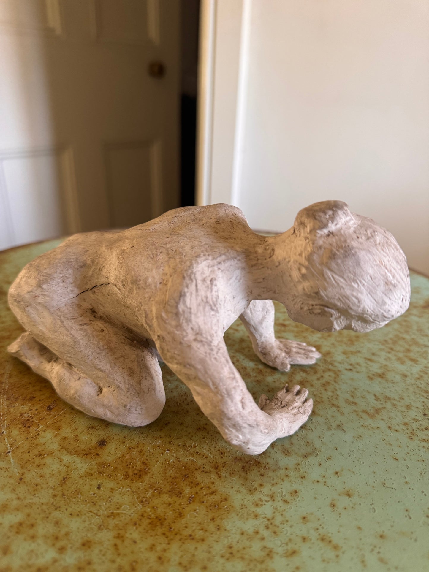 Vintage Plaster Sculpture Female Study