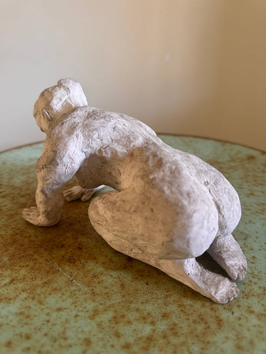 Vintage Plaster Sculpture Female Study