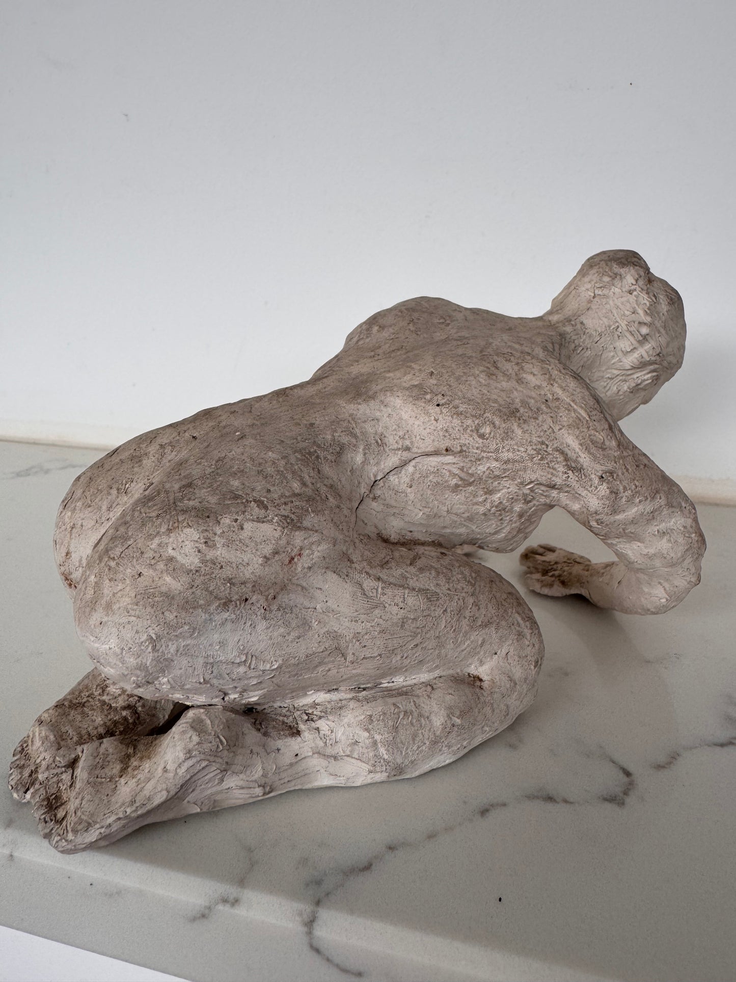Vintage Plaster Sculpture Female Study