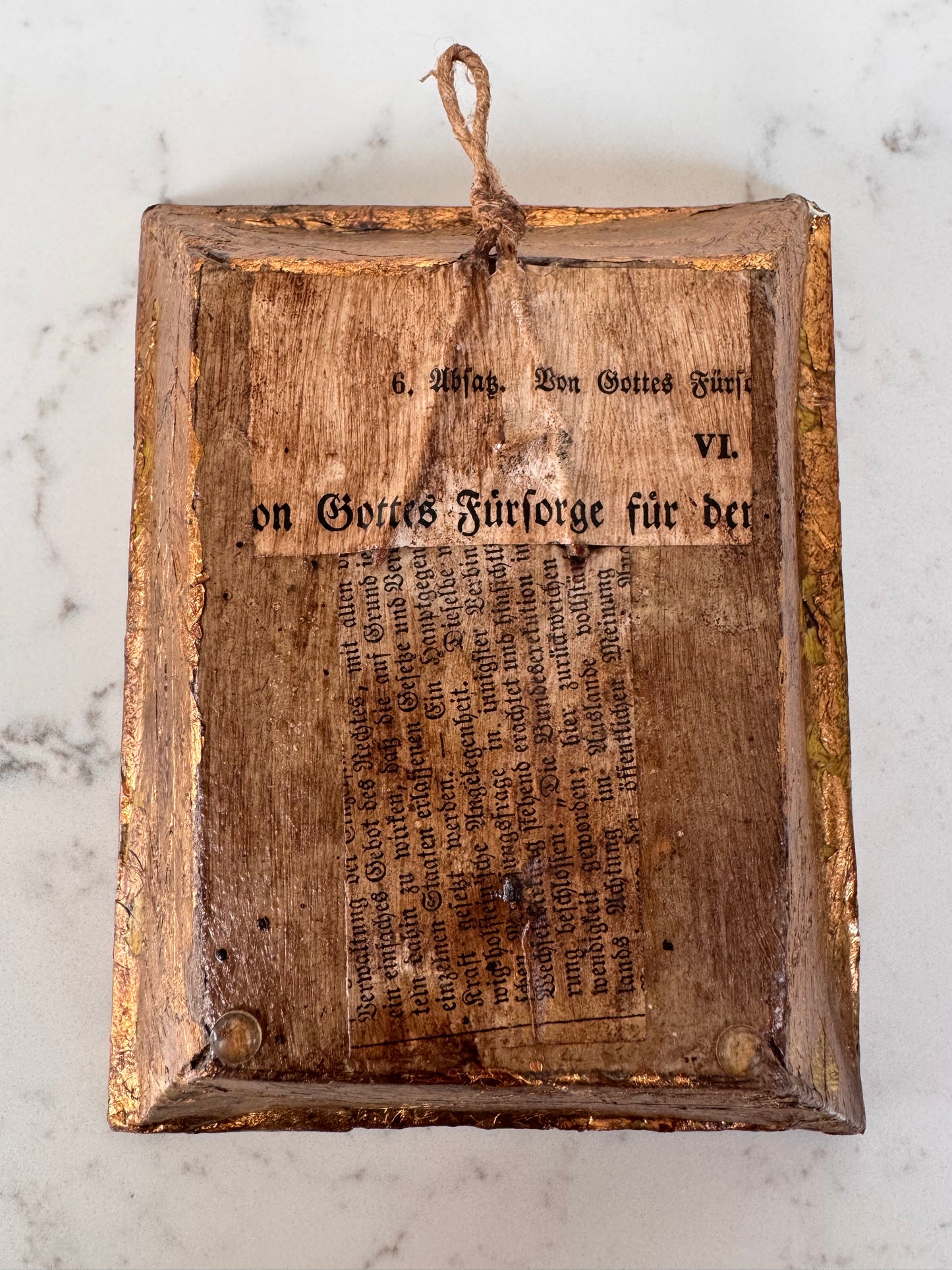 Antique German Silk Flower Love Token Diorama