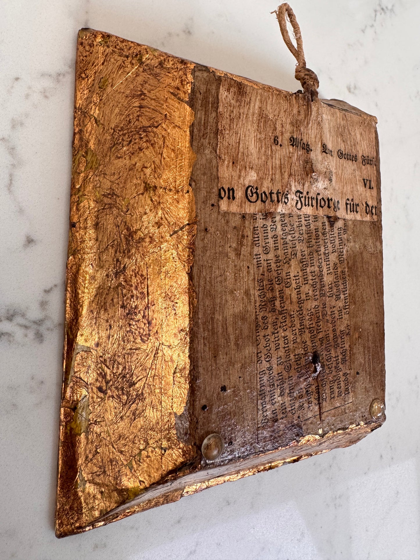 Antique German Silk Flower Love Token Diorama