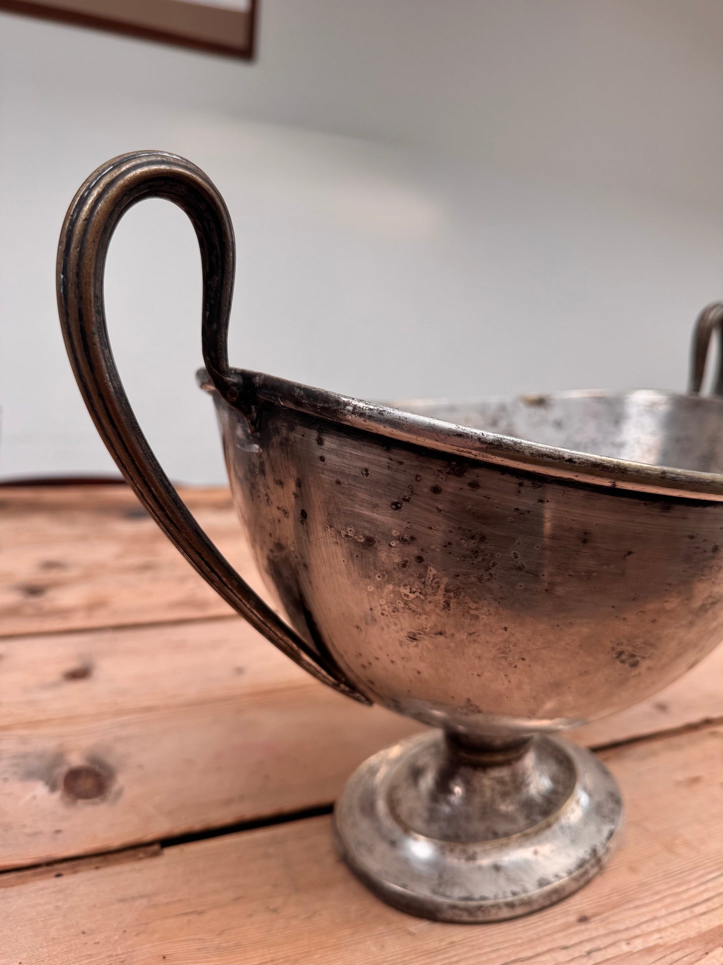 Vintage Footed Two Handled Bowl