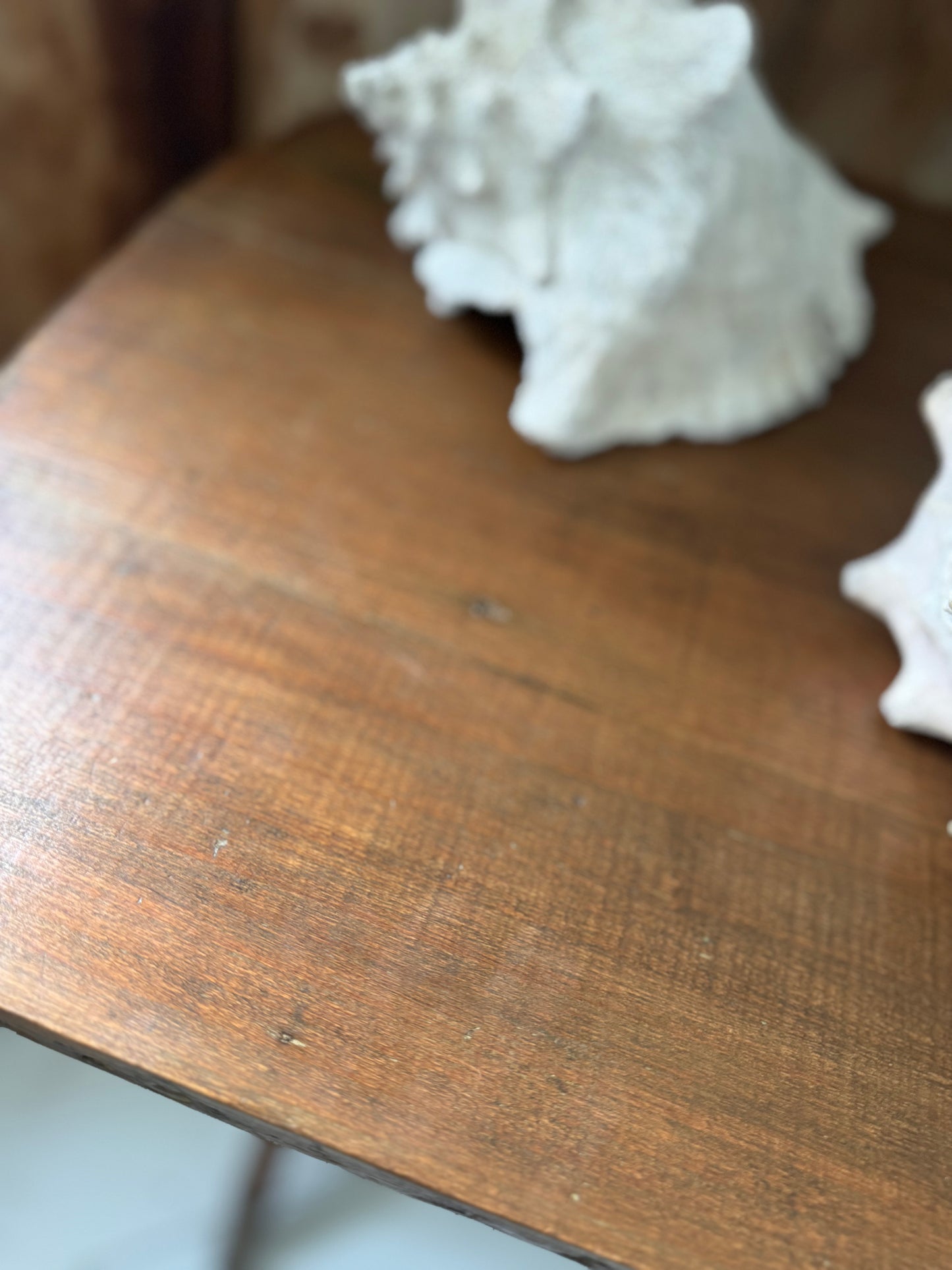 Antique French Faux Bamboo Folding Table