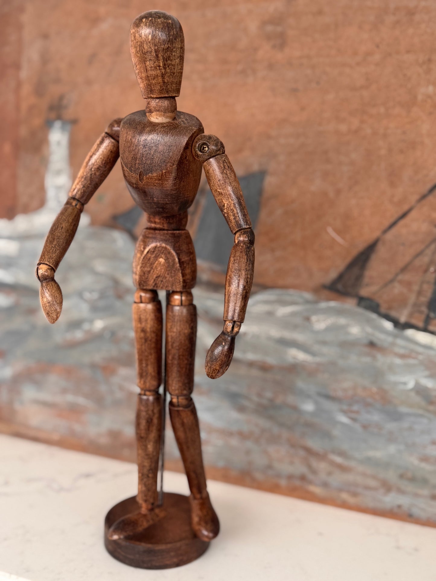 Vintage 20th Century Artists Lay Male Figure