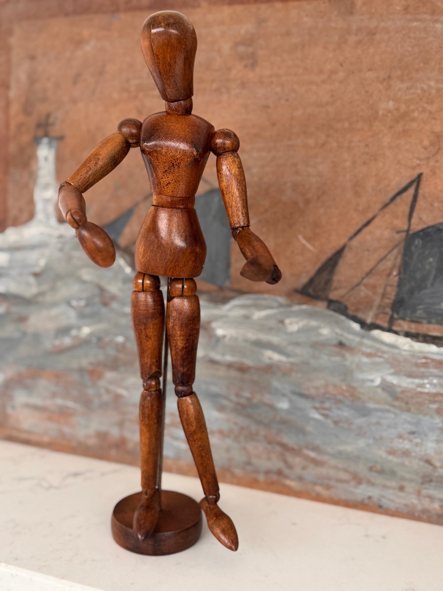 Vintage 20th Century Artists Lay Female Figure
