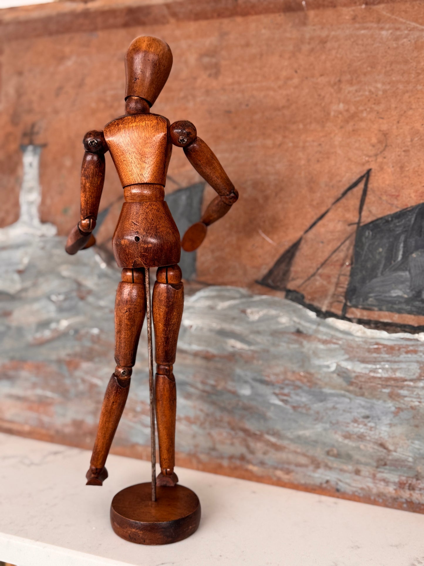Vintage 20th Century Artists Lay Female Figure