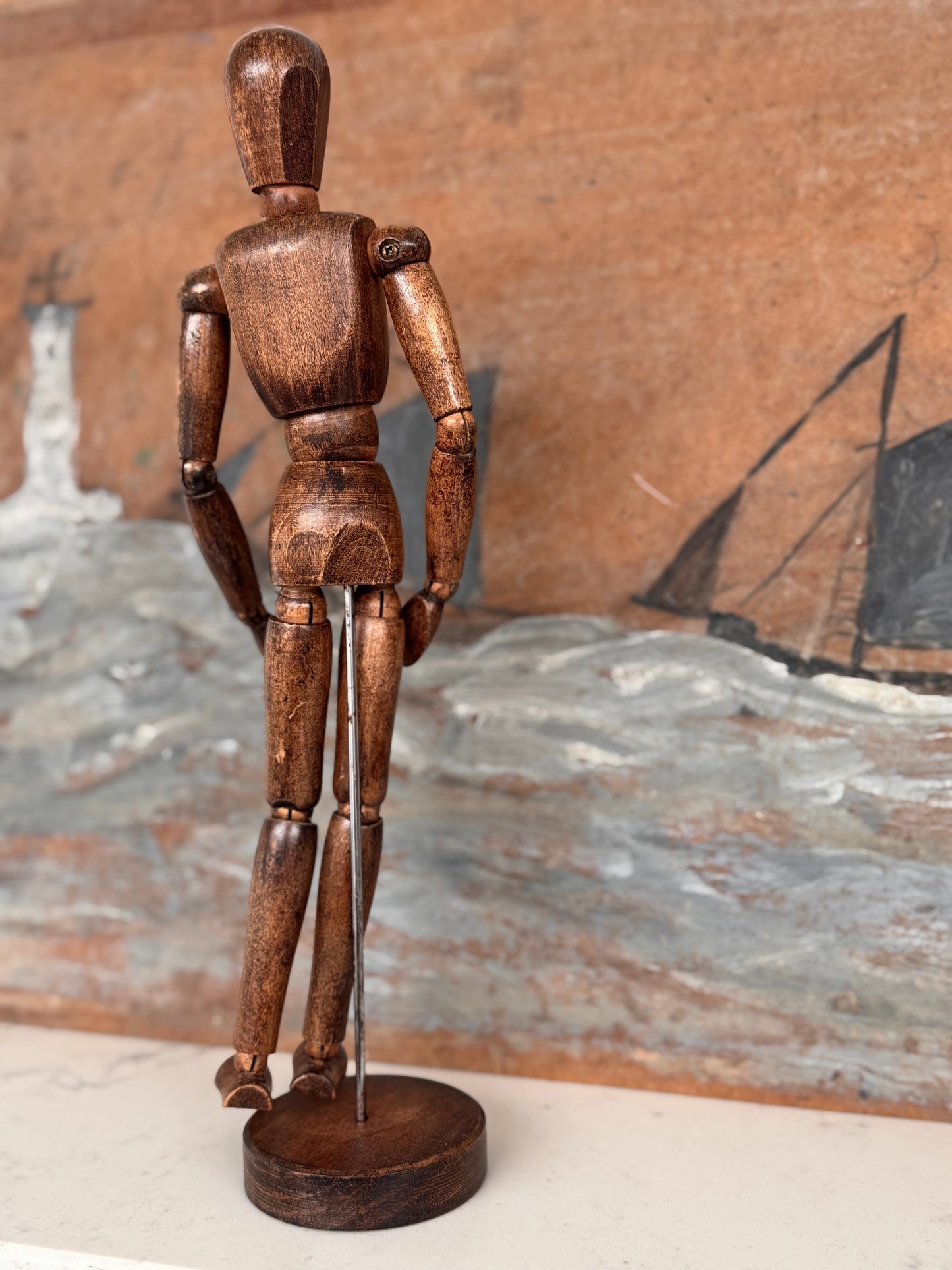 Vintage 20th Century Artists Lay Male Figure