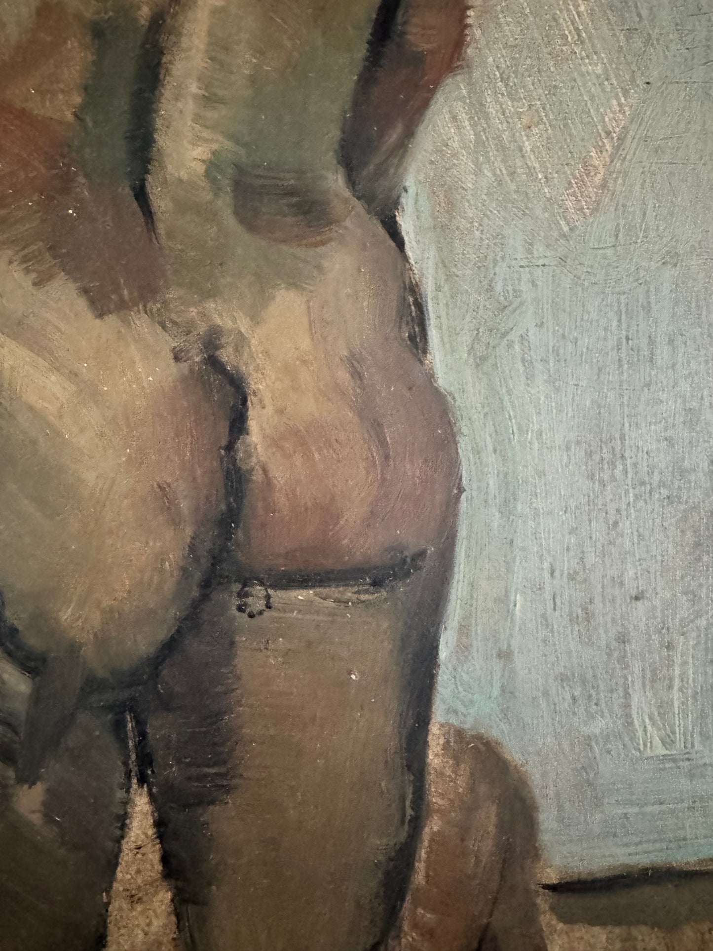 Mid Century Nude on Board
