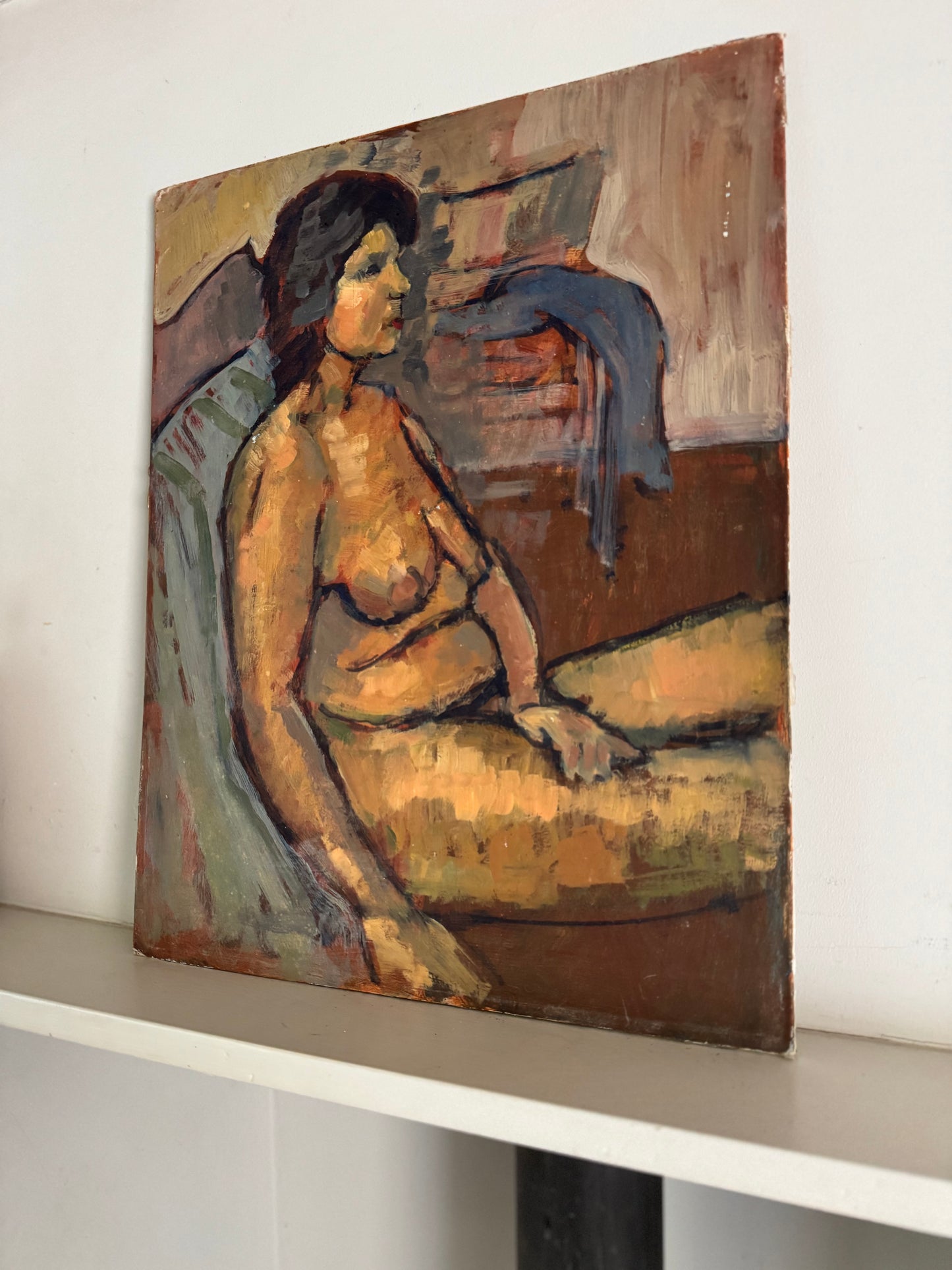 Mid Century Nude on Board