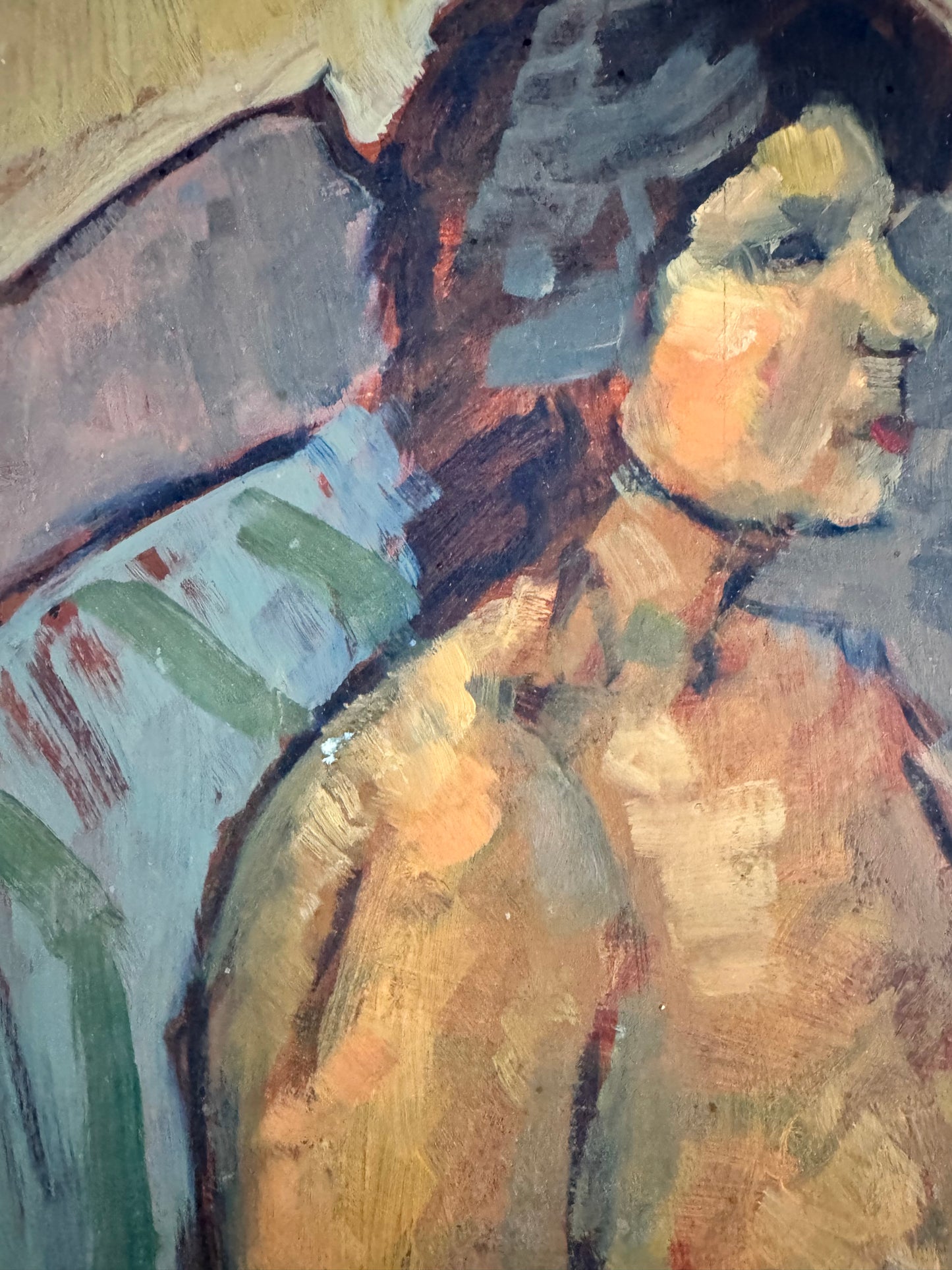 Mid Century Nude on Board