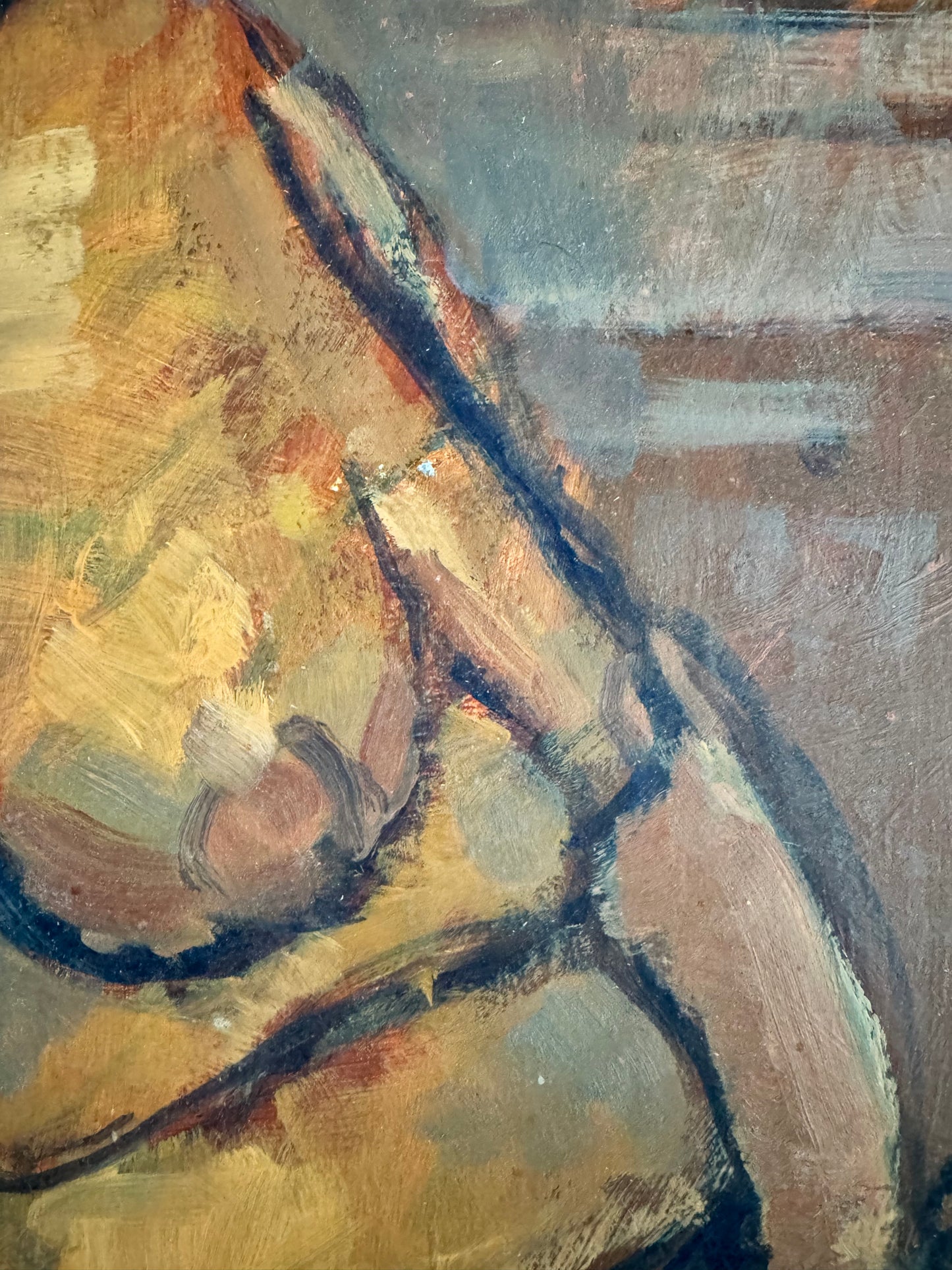 Mid Century Nude on Board