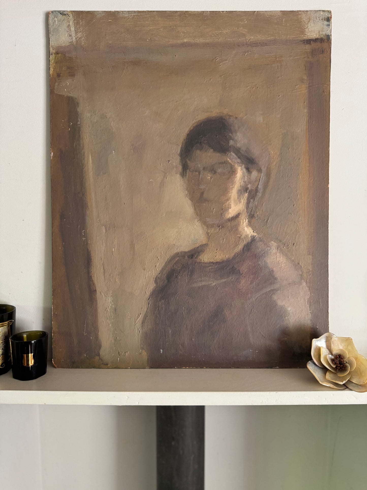 Vintage Mid Century Portrait By Angela Hayes