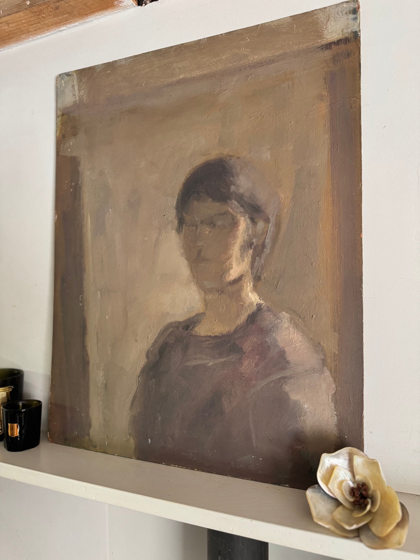 Vintage Mid Century Portrait By Angela Hayes