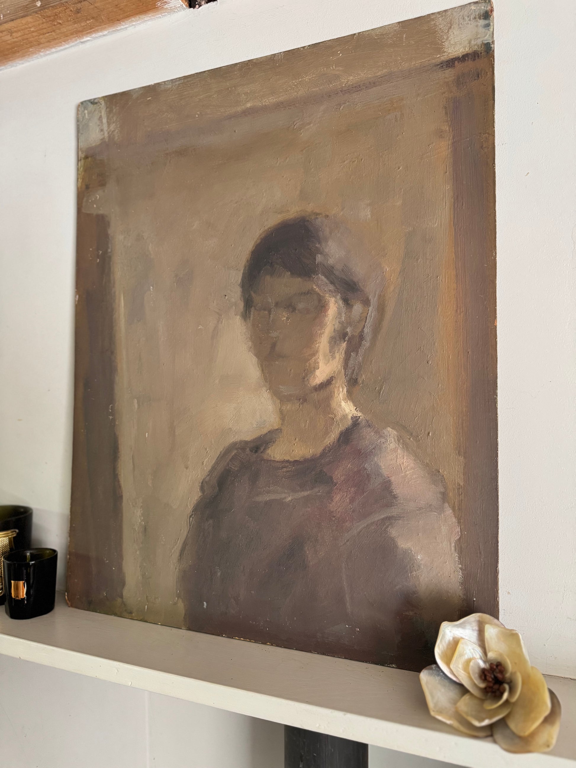 Vintage Mid Century Portrait By Angela Hayes