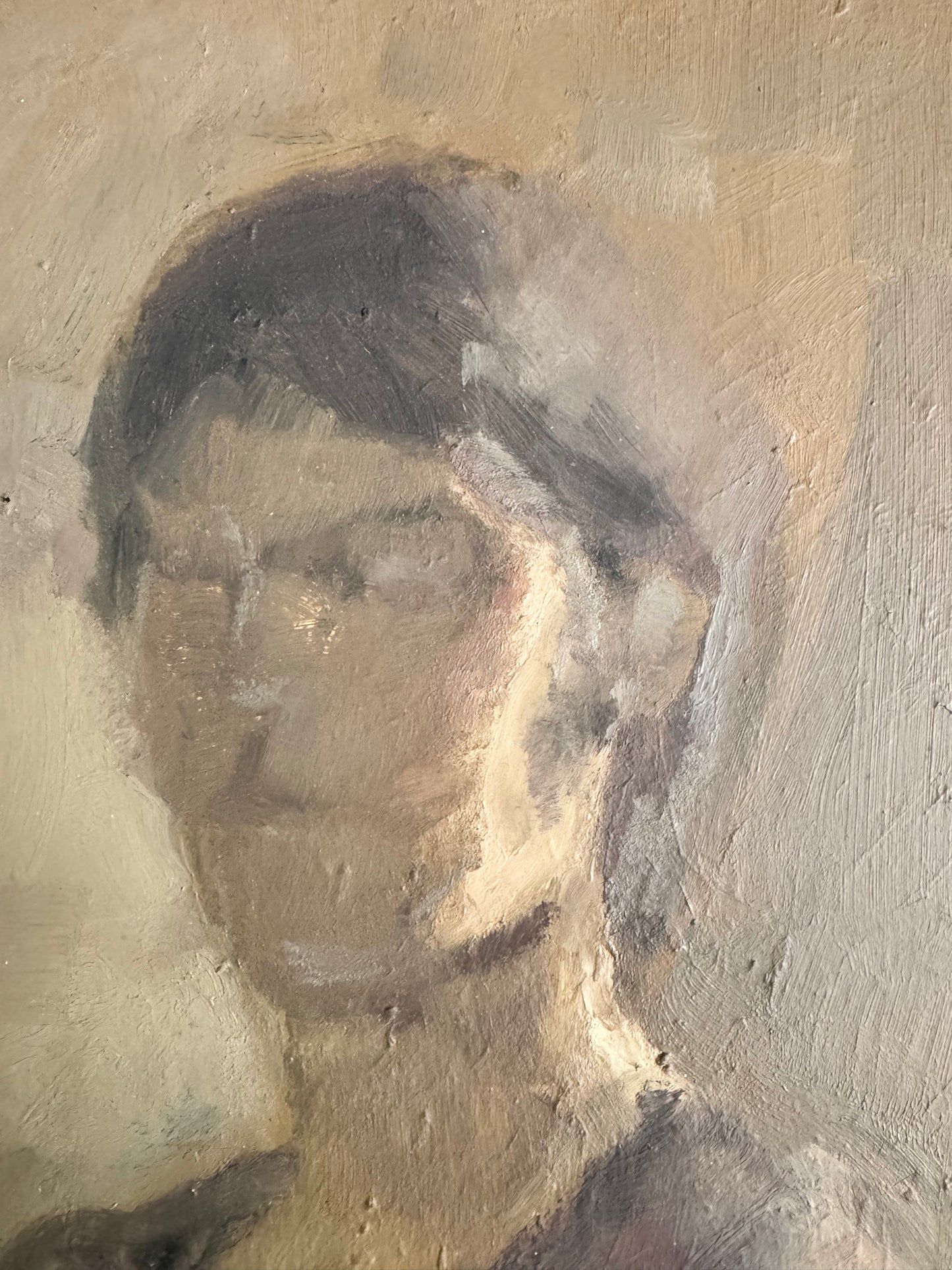 Vintage Mid Century Portrait By Angela Hayes